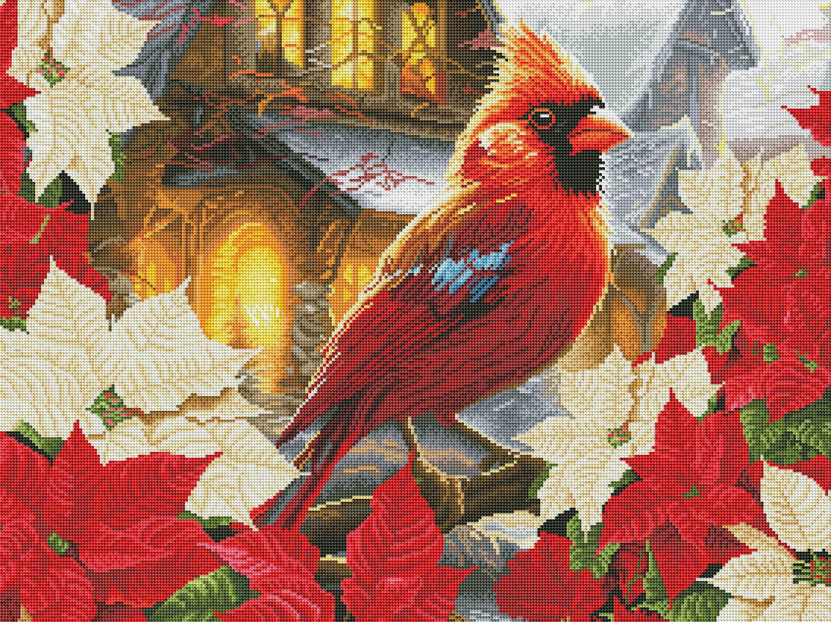 Autumn Snow Cardinal - Image 2