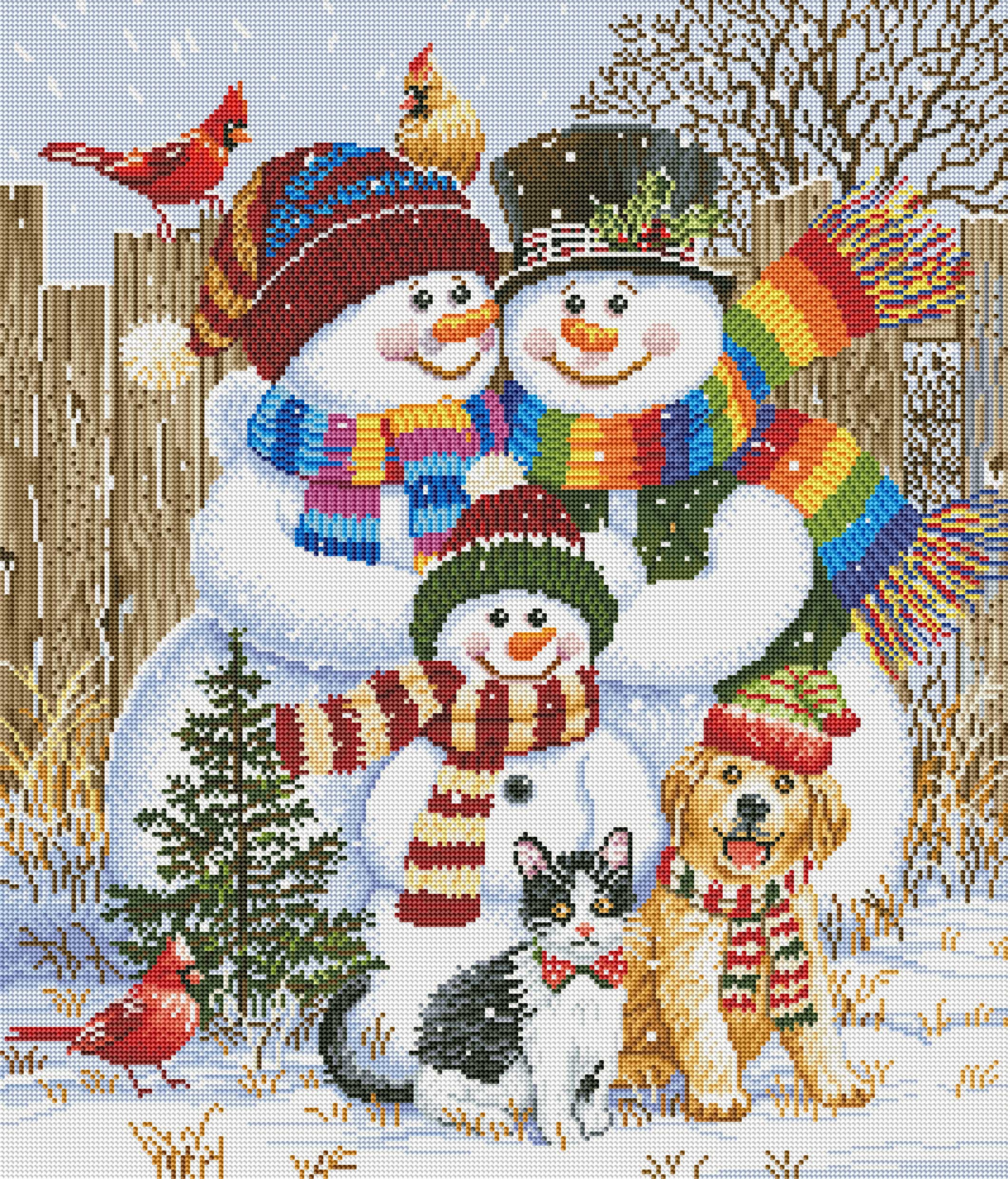 Backyard Snow Family - Image 2
