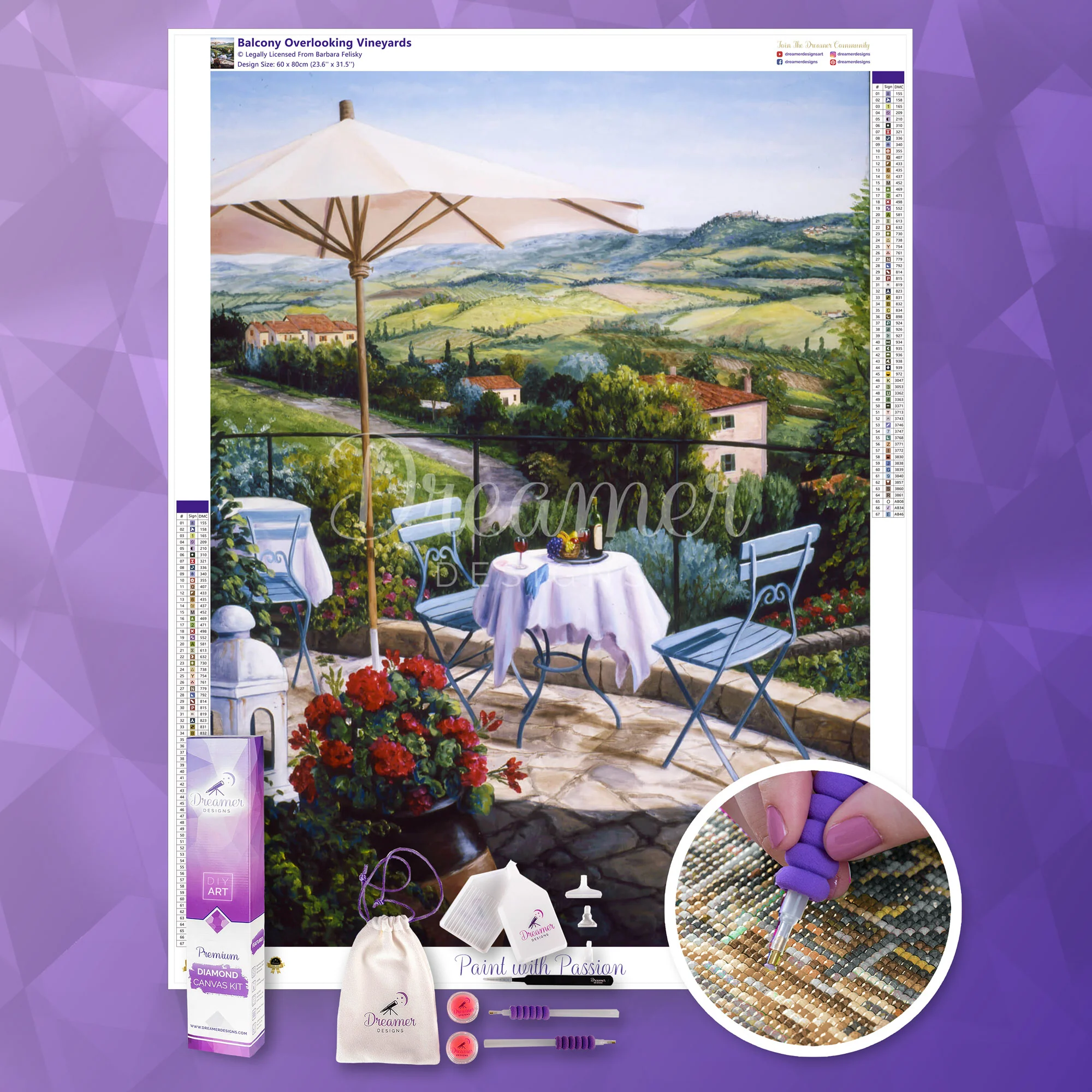 Balcony Overlooking Vineyards - Image 3
