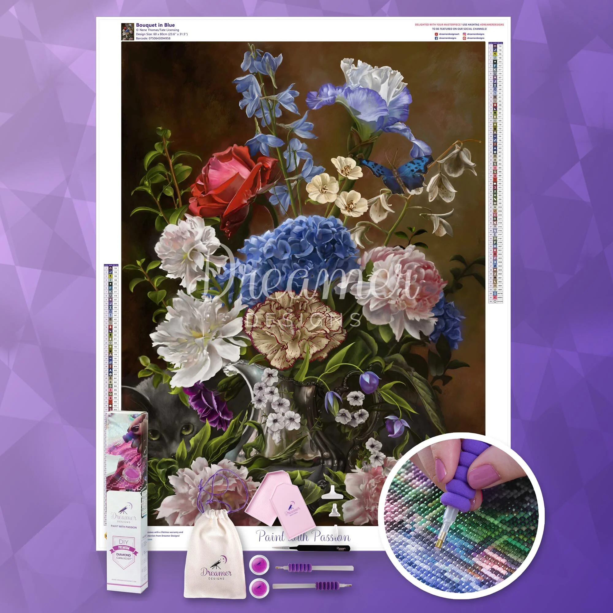 Bouquet in Blue - Image 3