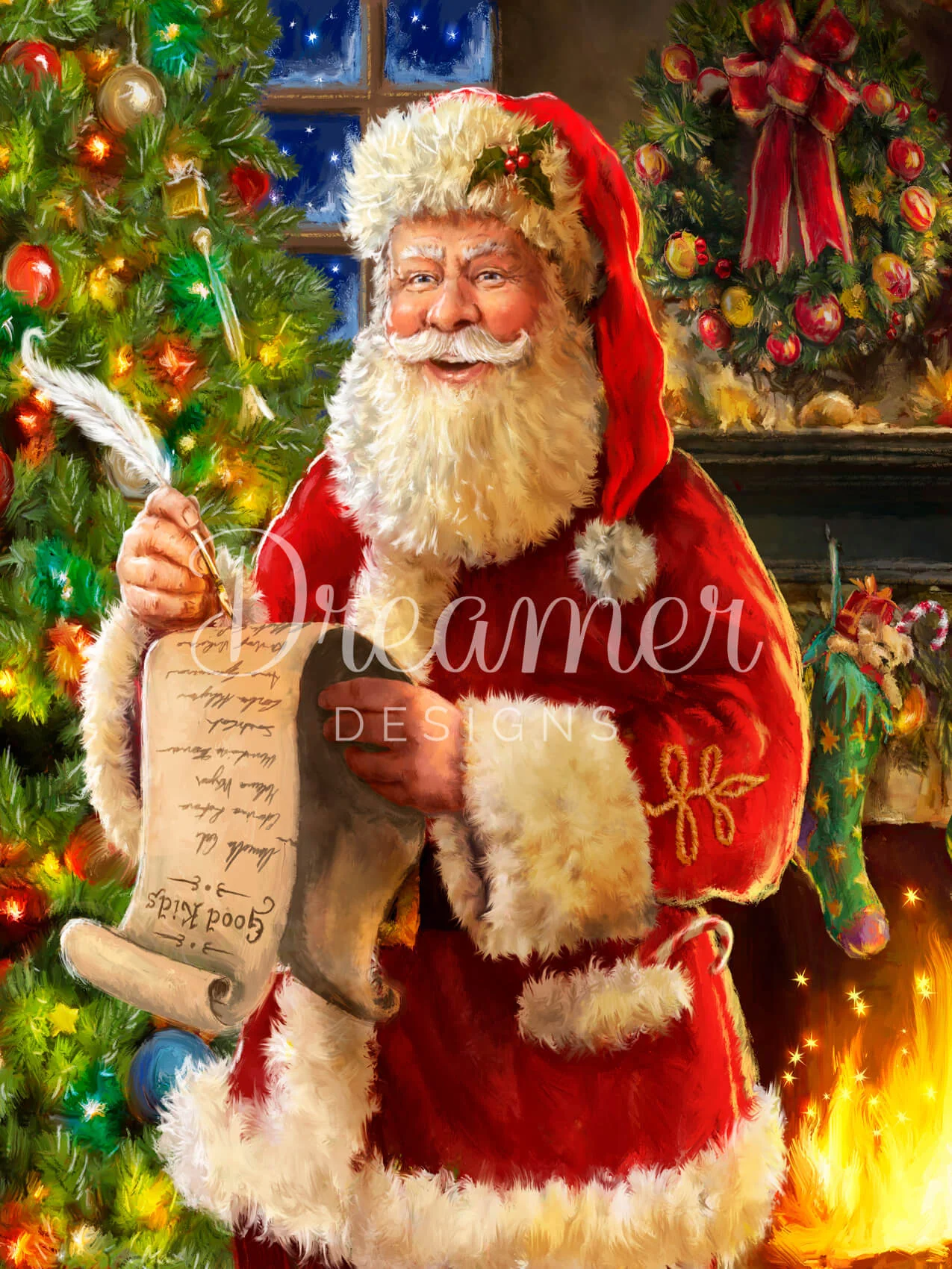 Checking His List