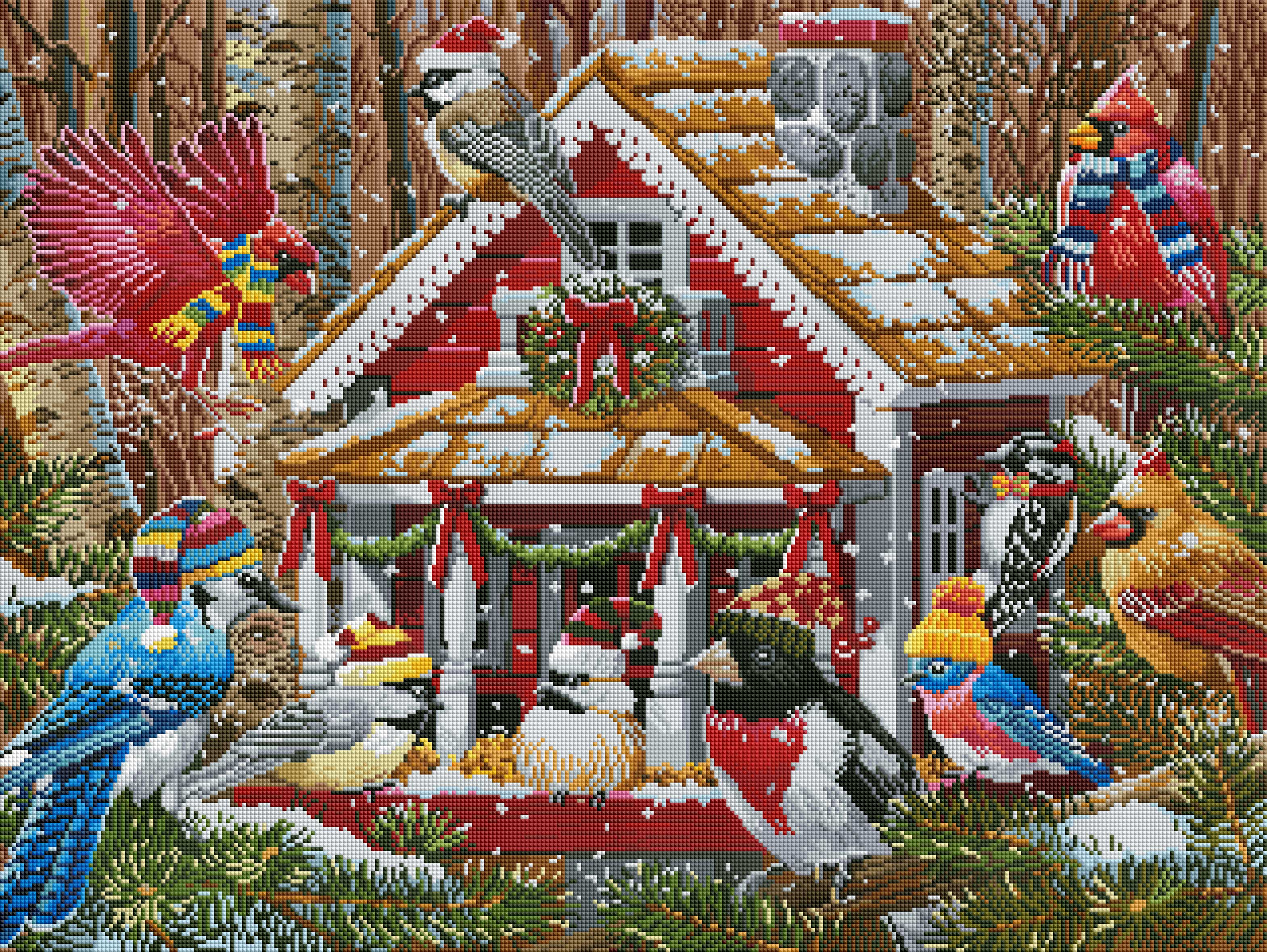 Christmas Birdhouse Gathering - Image 2