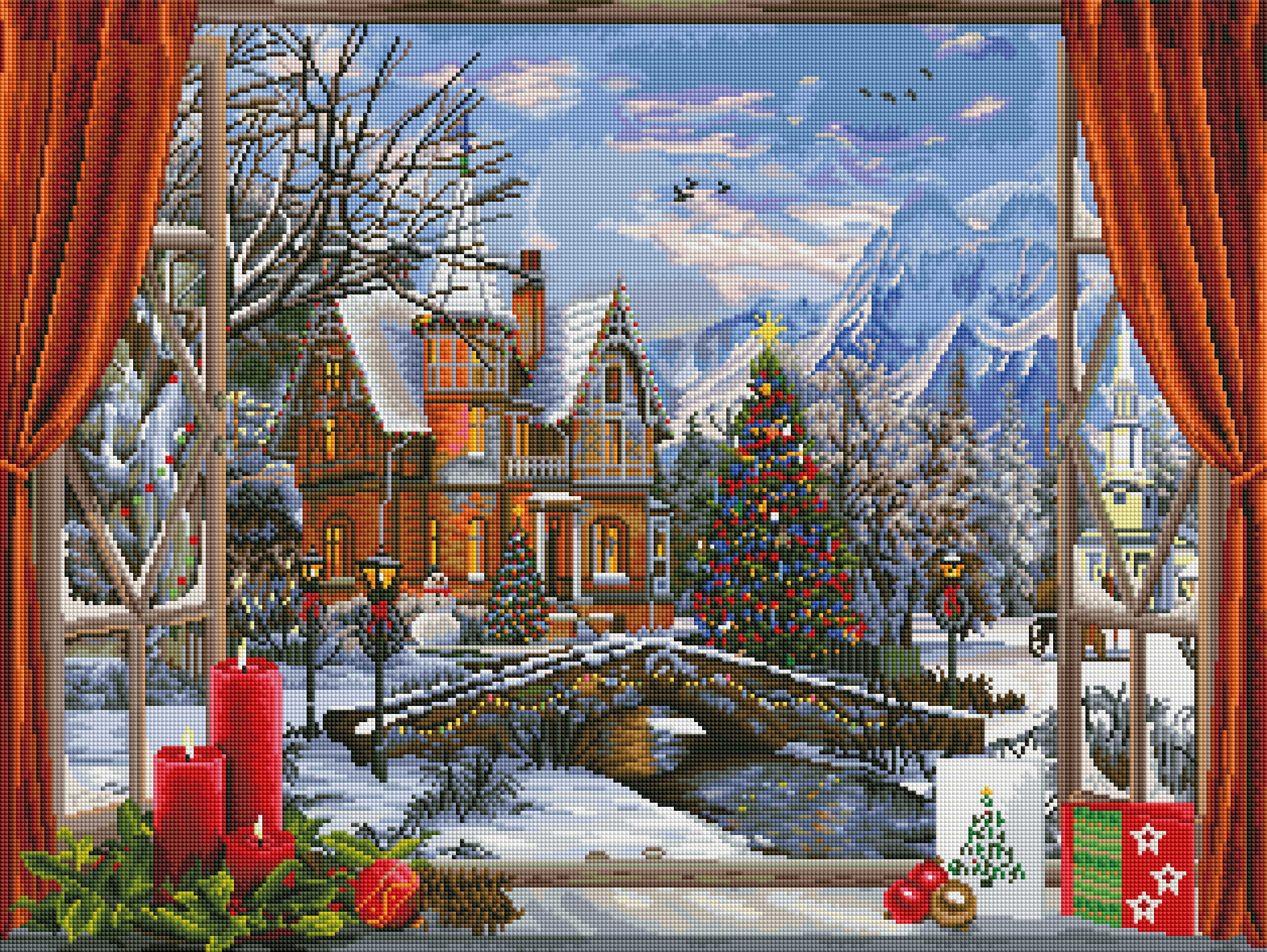 Christmas Mountain View - Image 2