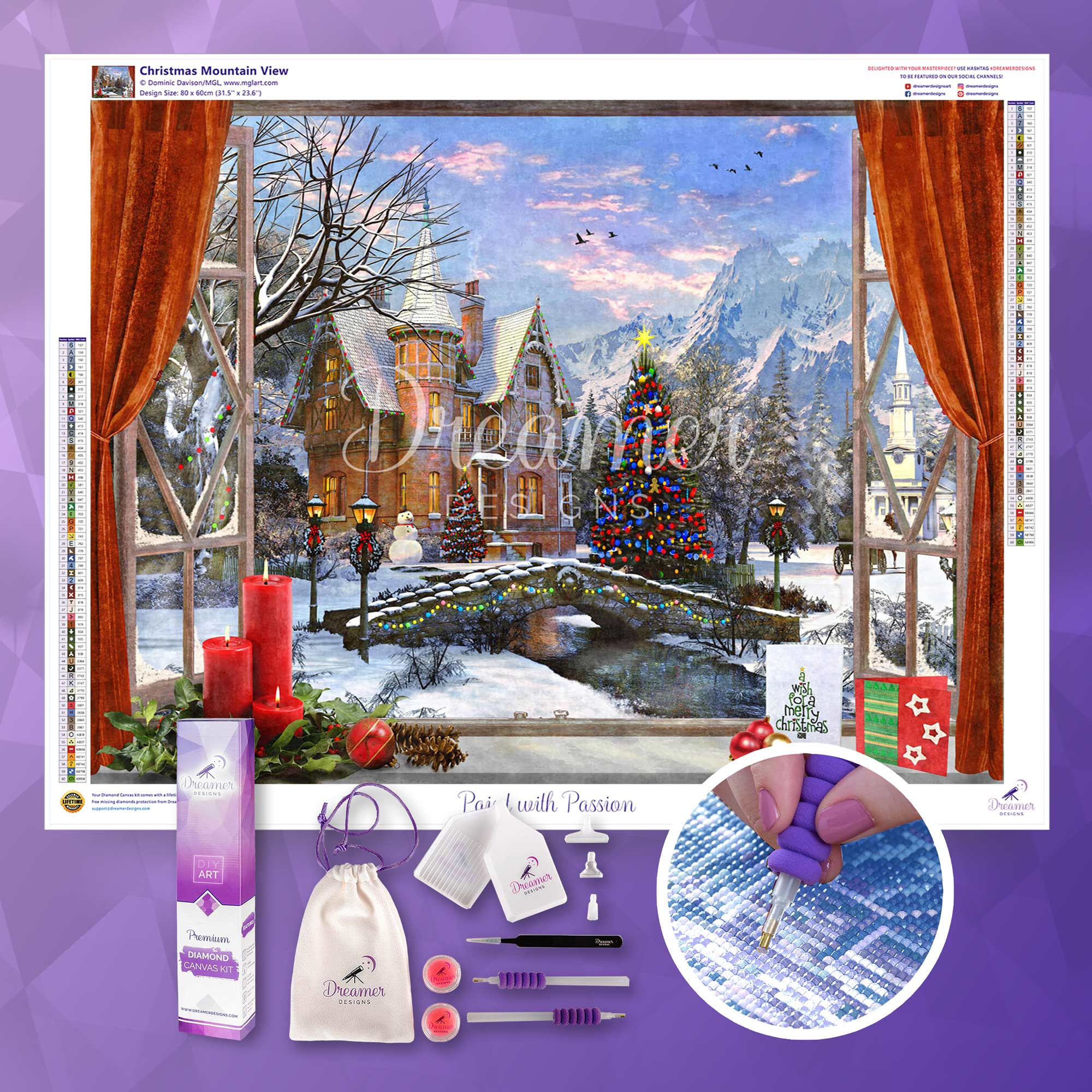 Christmas Mountain View - Image 3