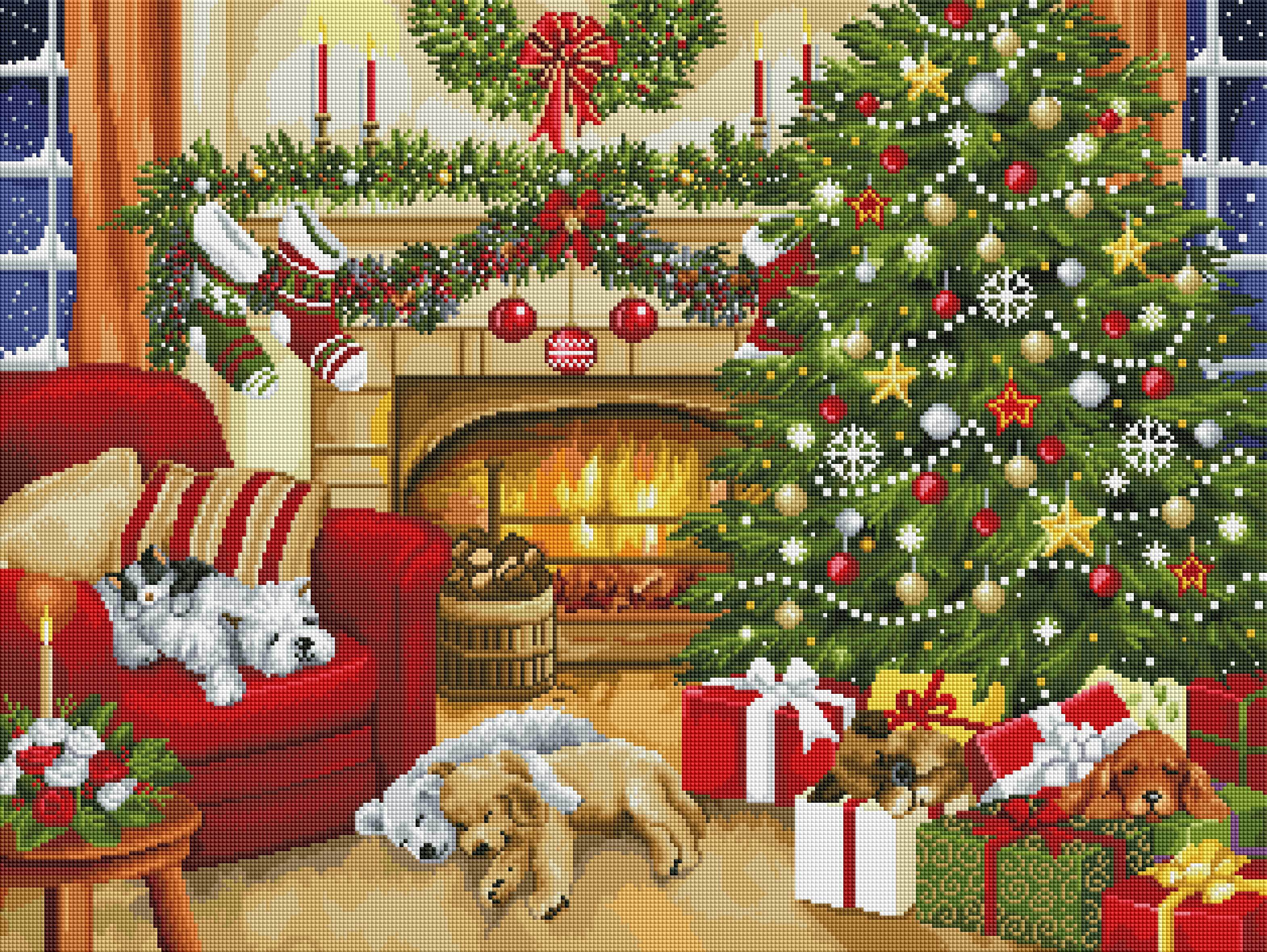 Christmas Sleeping Puppies - Image 2