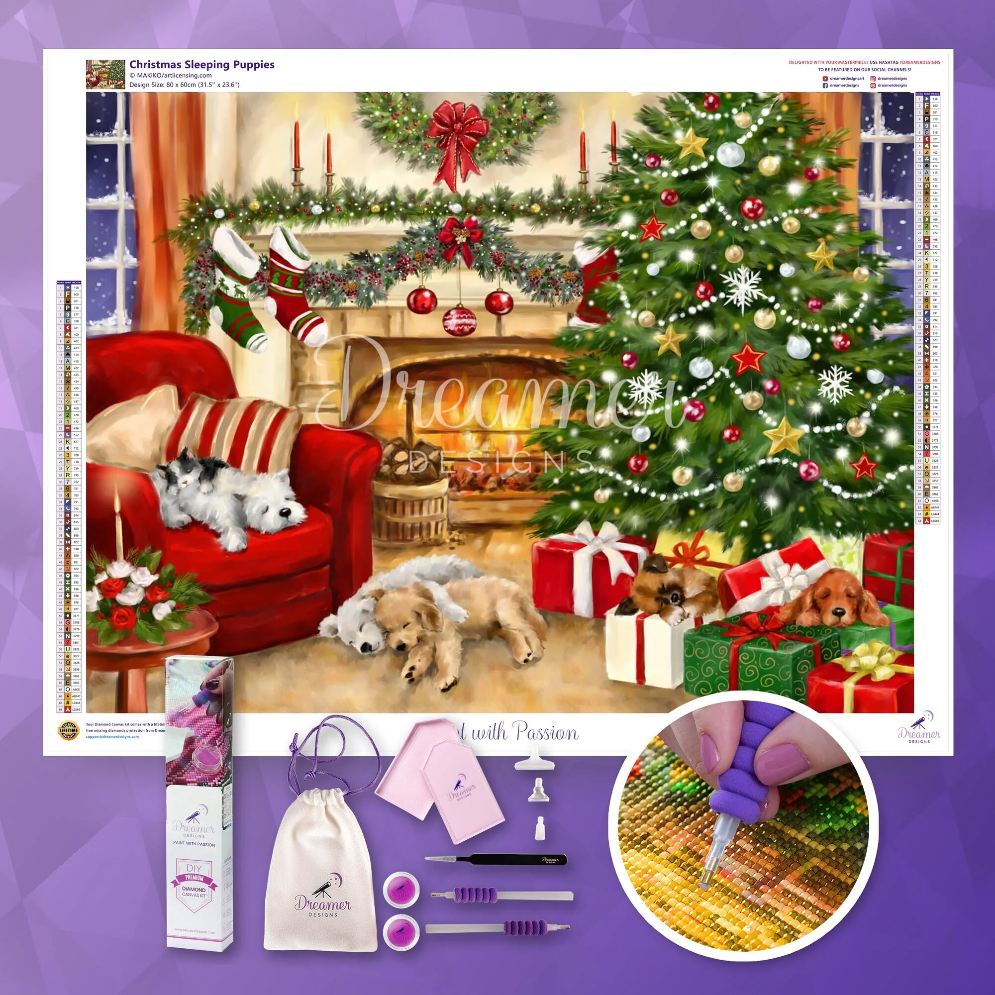 Christmas Sleeping Puppies - Image 3