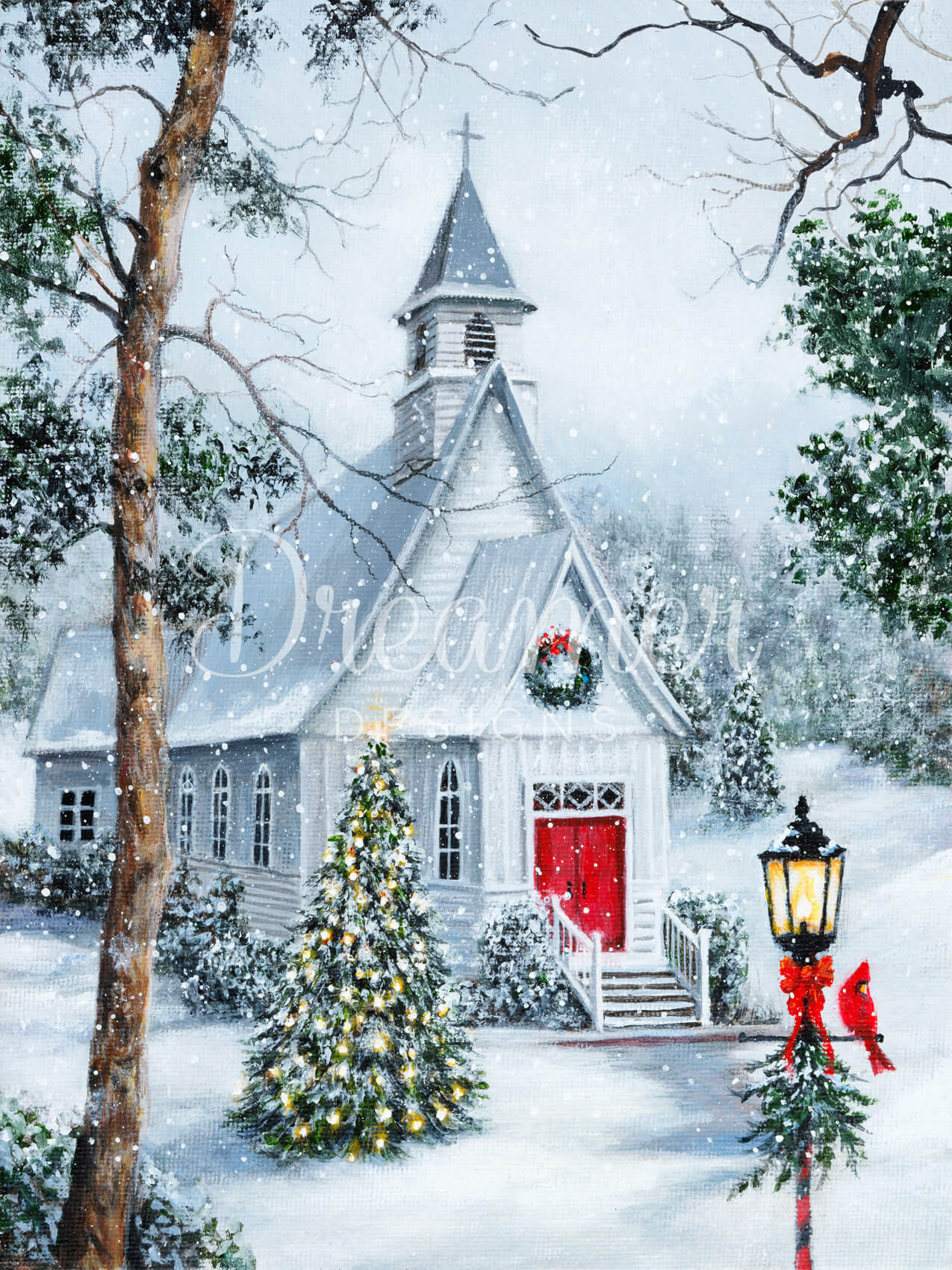 Church in Snow