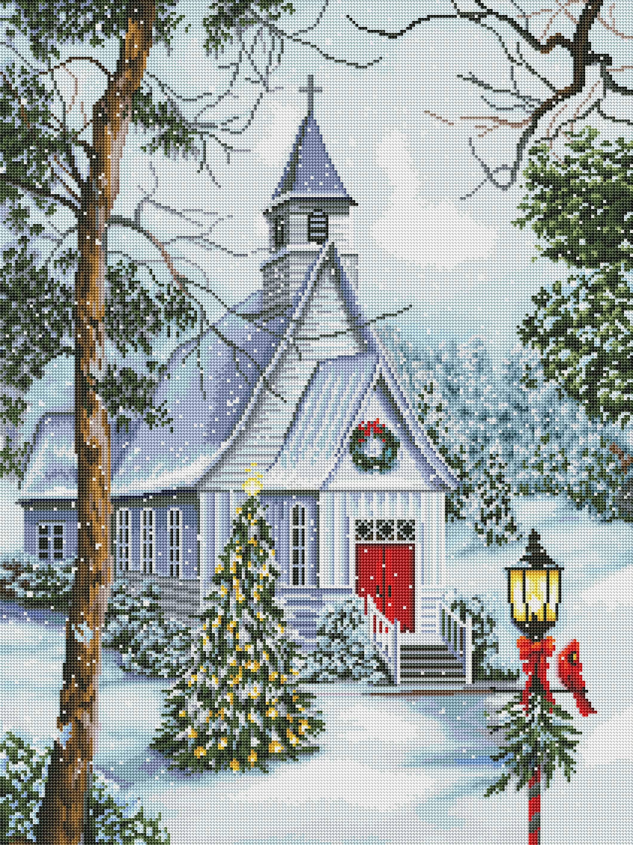 Church in Snow - Image 2