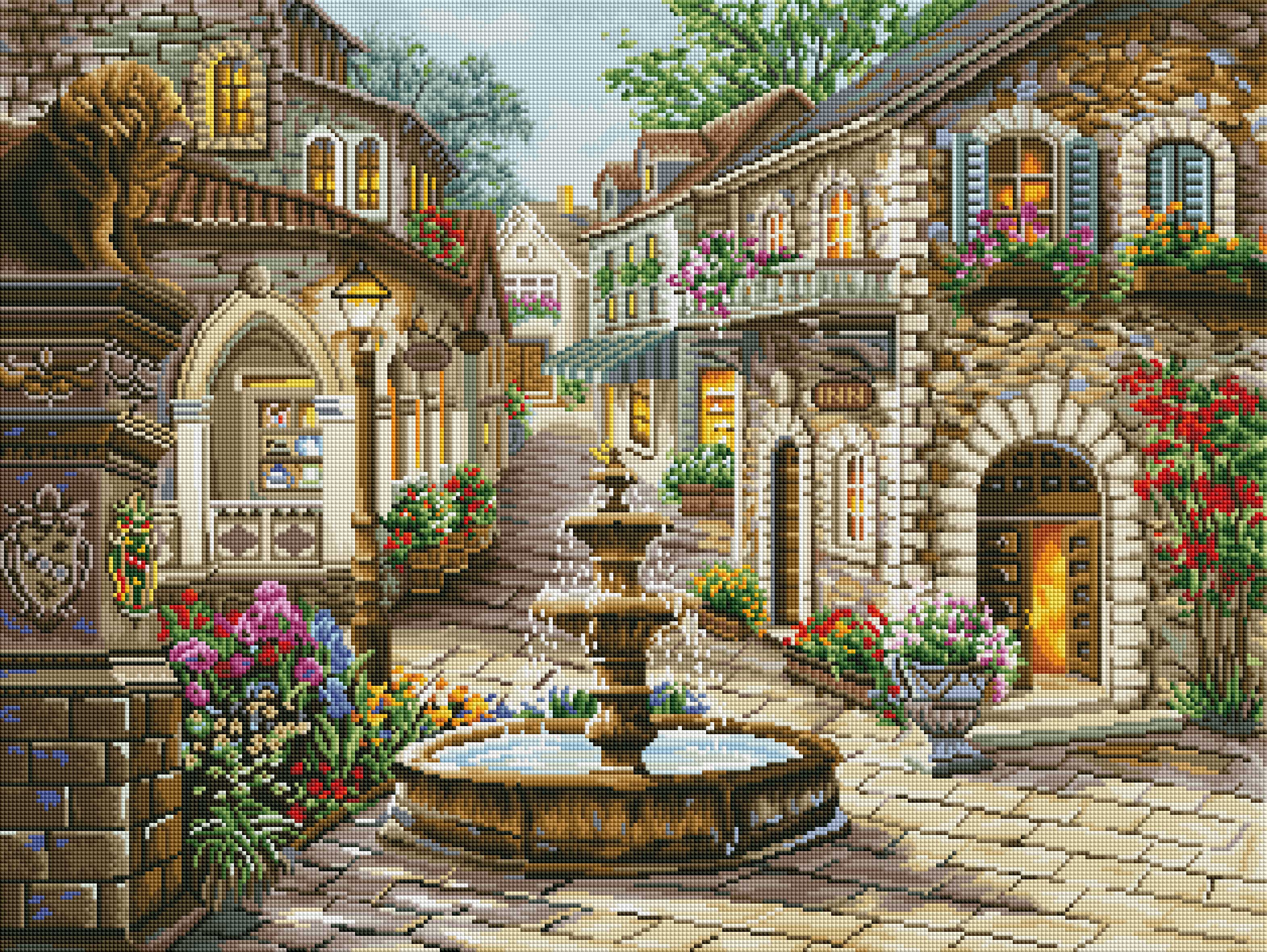 Cobblestone Fountain - Image 2