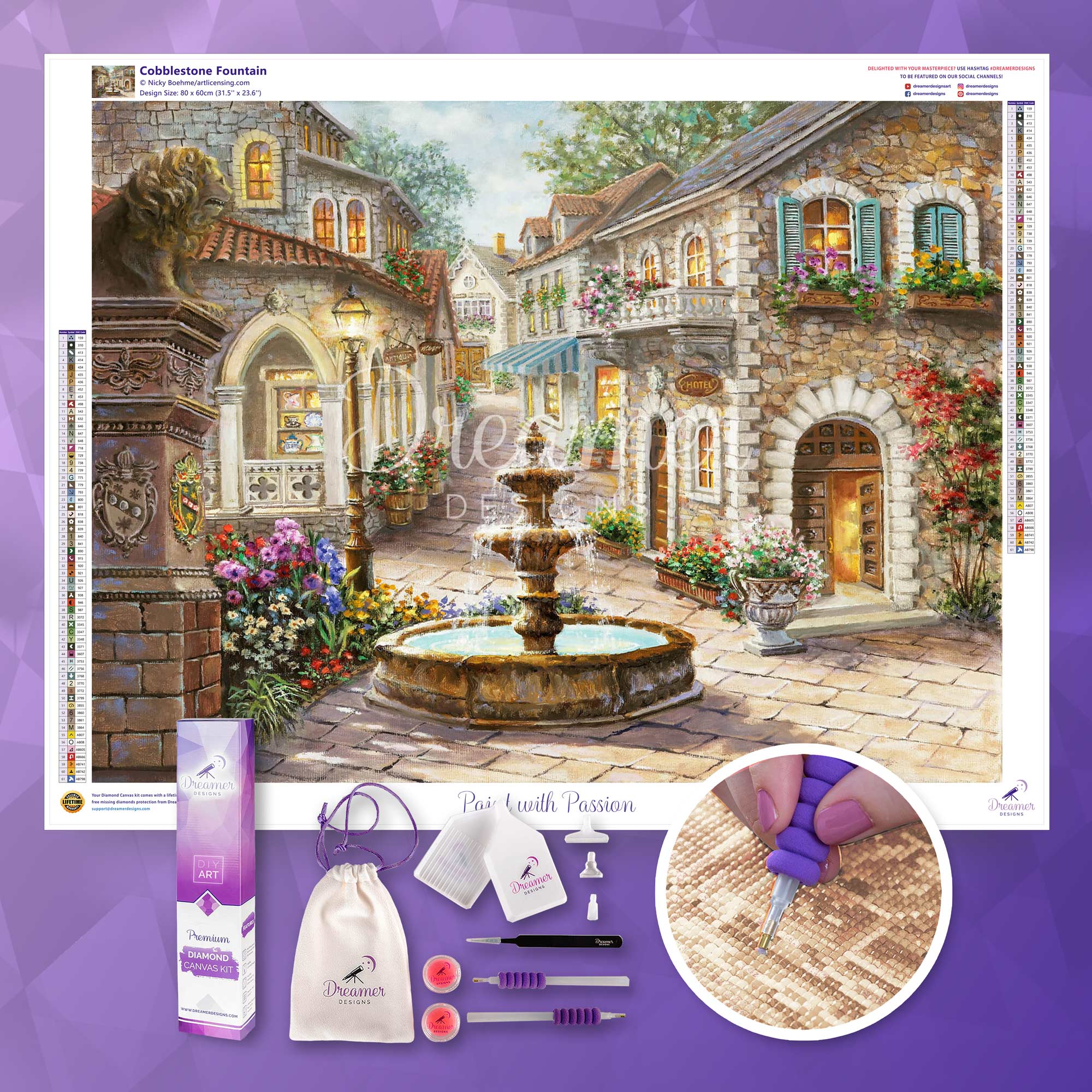 Cobblestone Fountain - Image 3