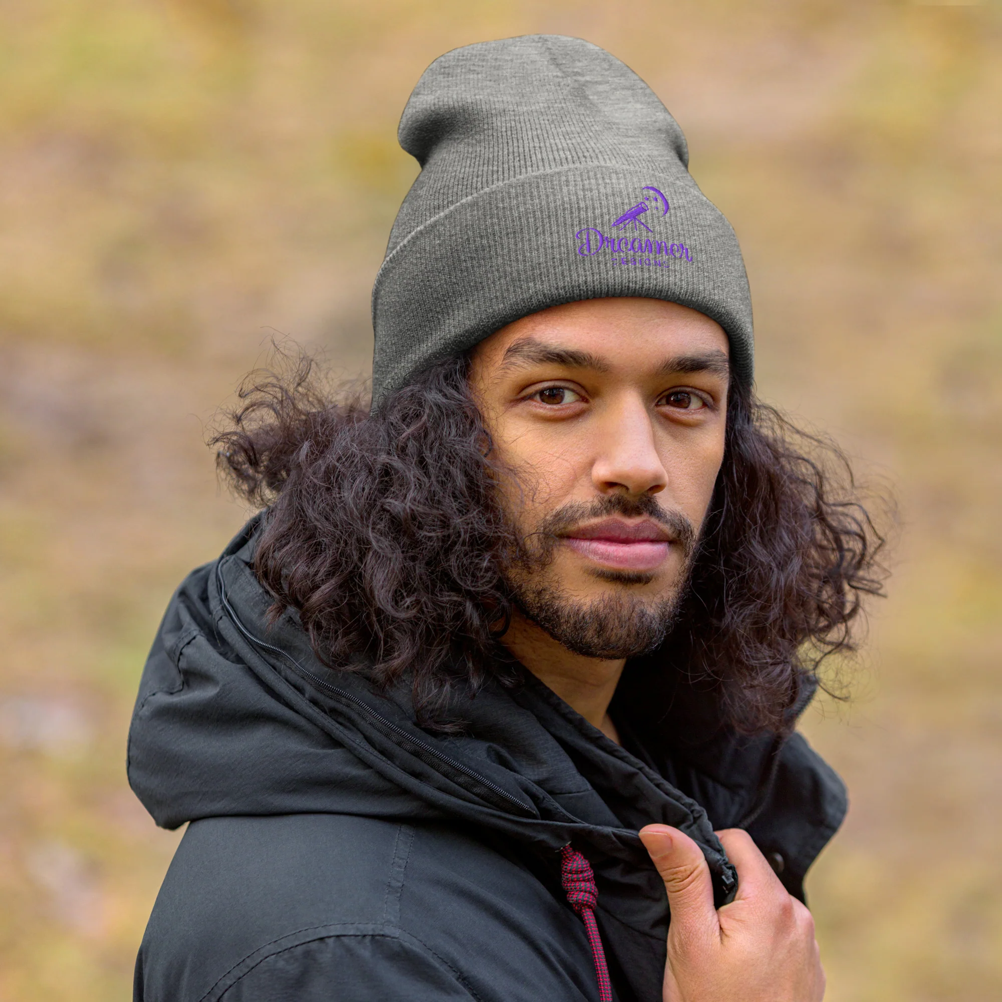 Dreamer Designs Cuffed Beanie β Cozy with Purpose - Image 3