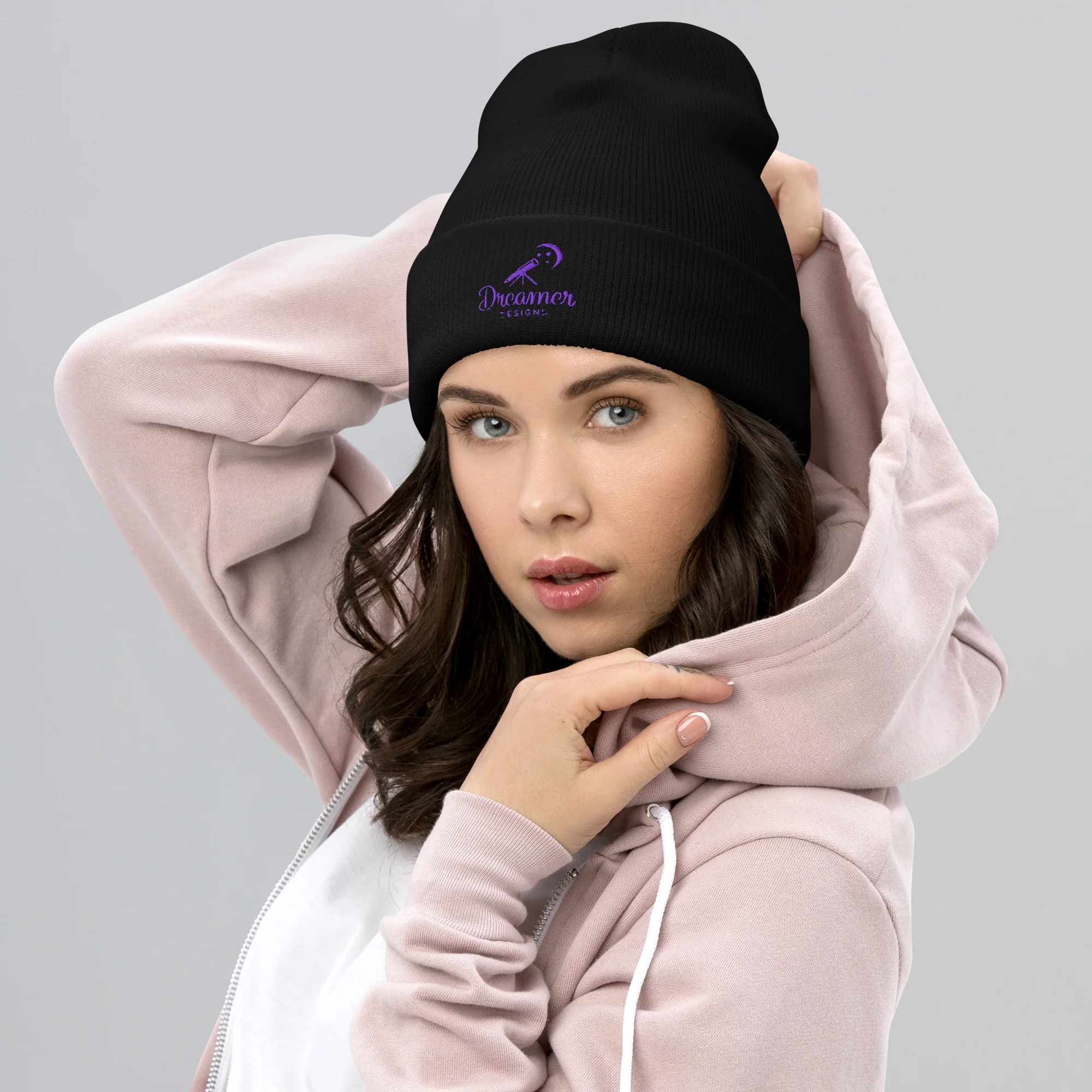 Dreamer Designs Cuffed Beanie β Cozy with Purpose - Image 6