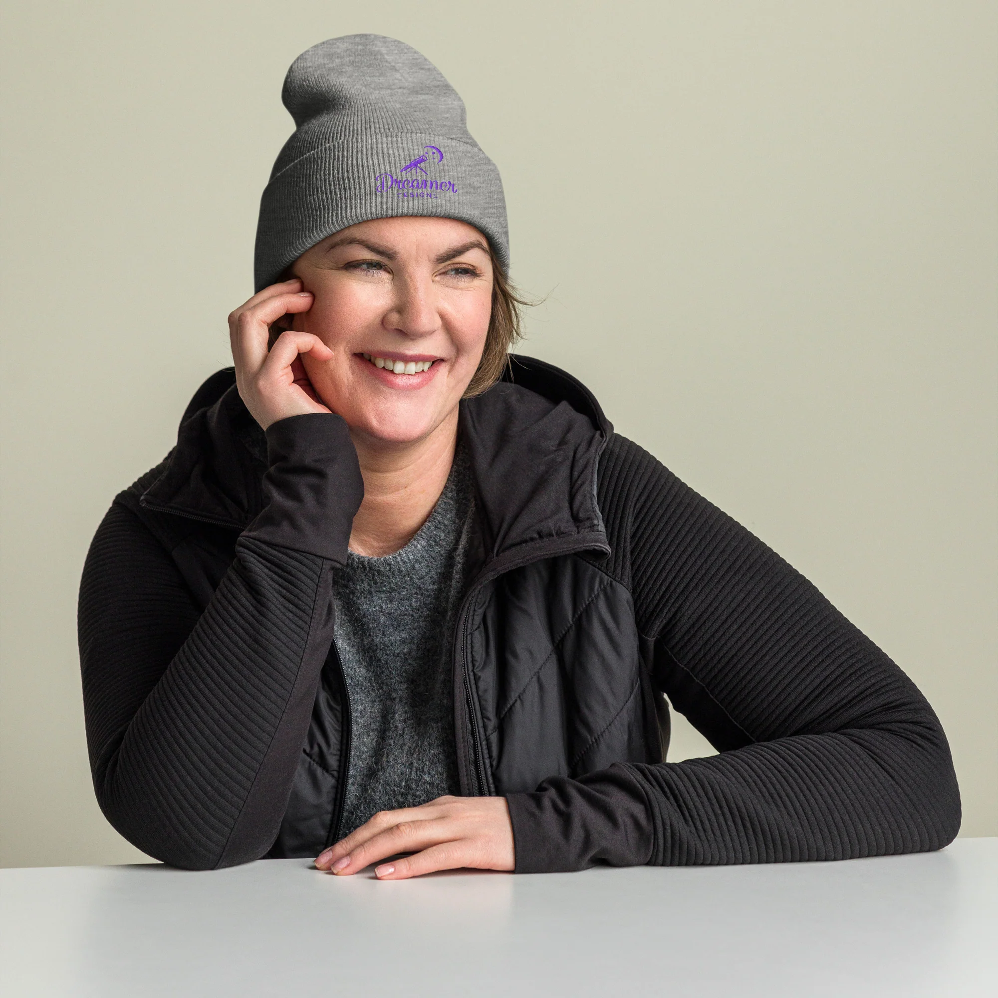 Dreamer Designs Cuffed Beanie β Cozy with Purpose - Image 8