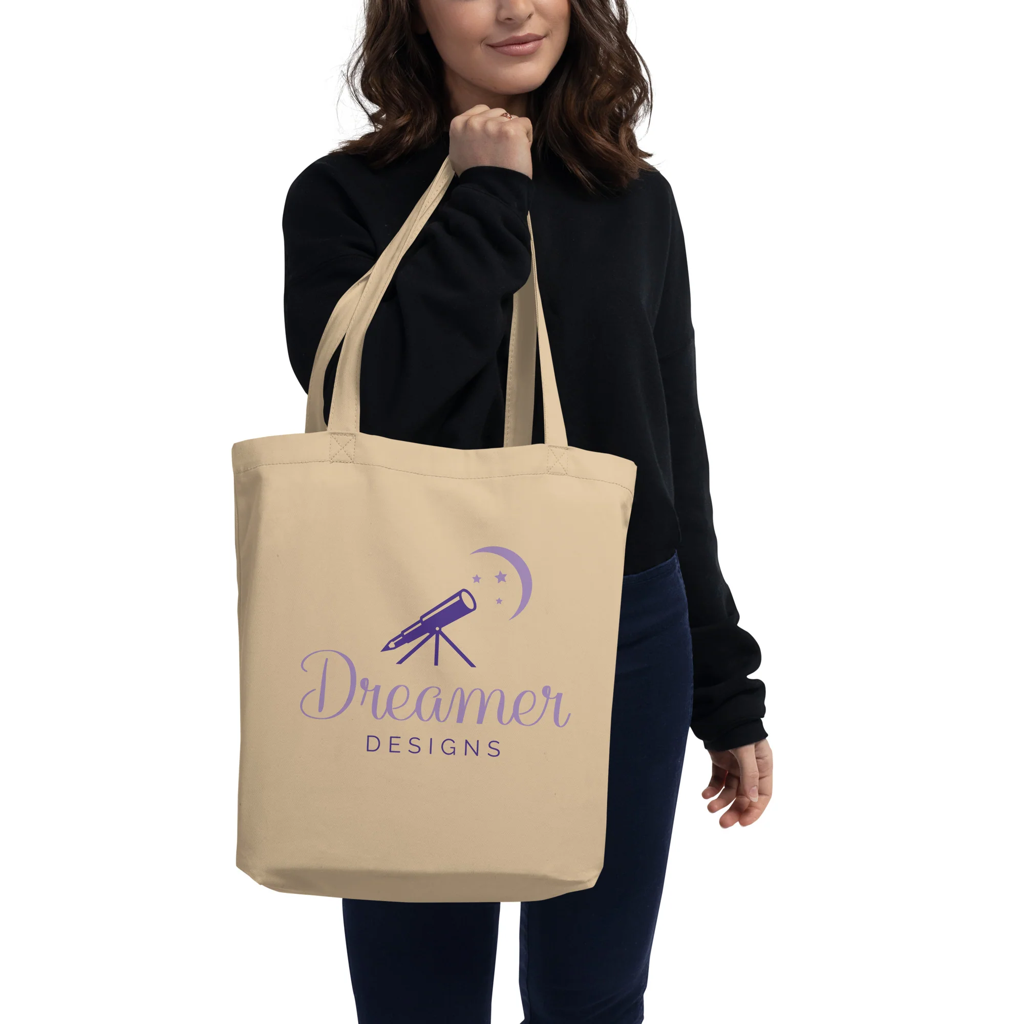 Dreamer Designs Eco Tote Bag – Carry Your Creativity - Image 4