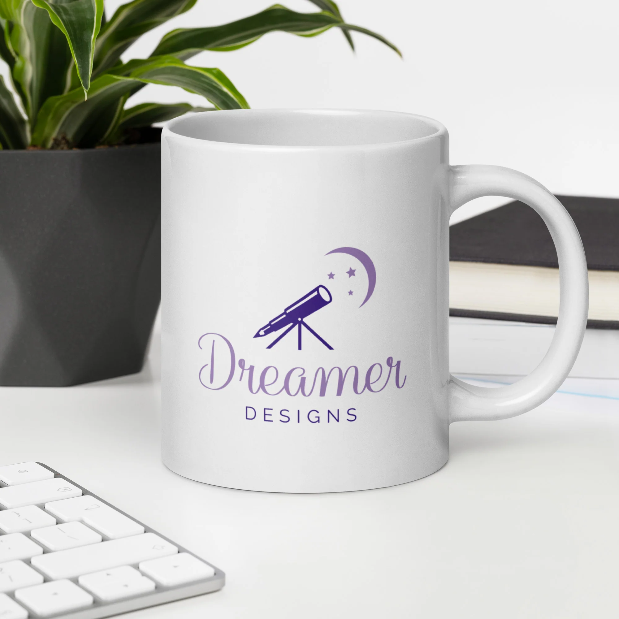 Dreamer Designs Glossy Mug – Start with a Dream - Image 2