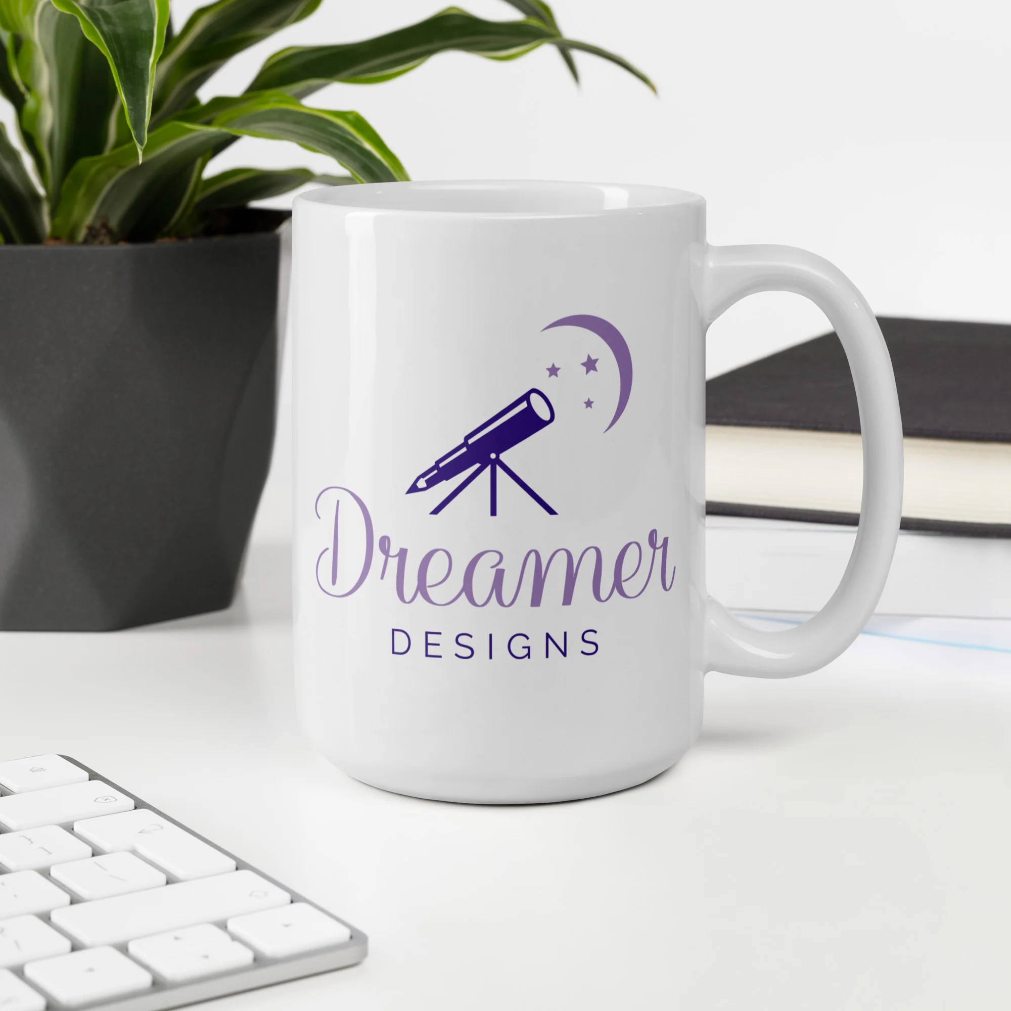 Dreamer Designs Glossy Mug – Start with a Dream - Image 3