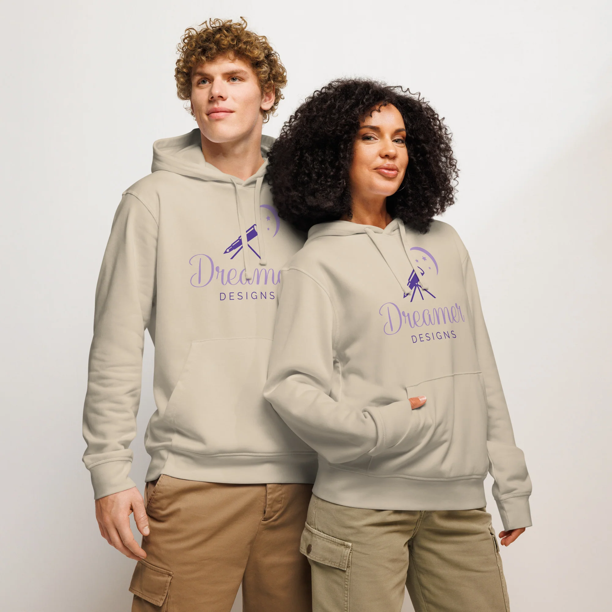 Dreamer Designs Mid-weight Organic Hoodie – Designed to Dream Sustainably - Image 12