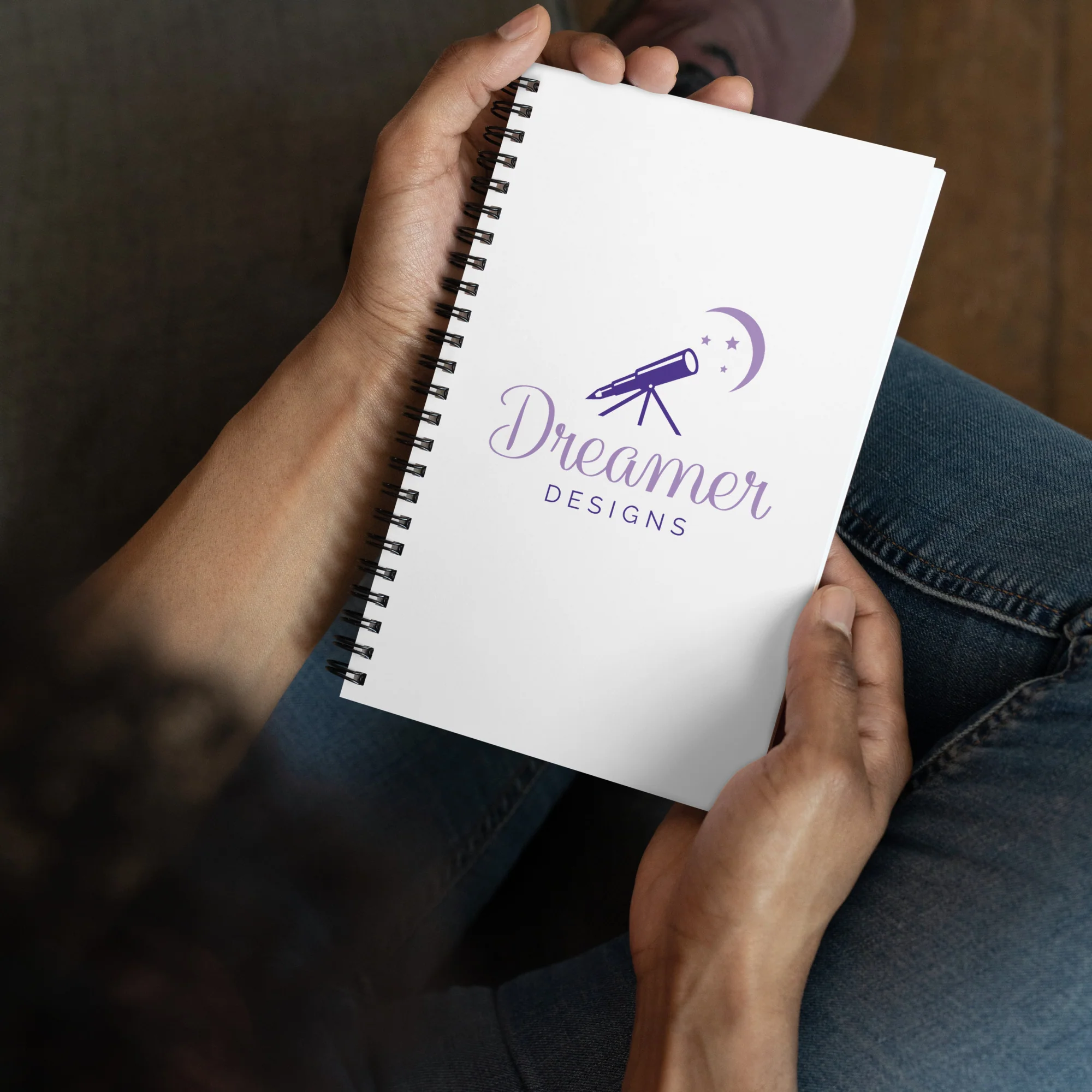 Dreamer Designs Spiral Notebook – A Place for Ideas & Dreams - Image 3