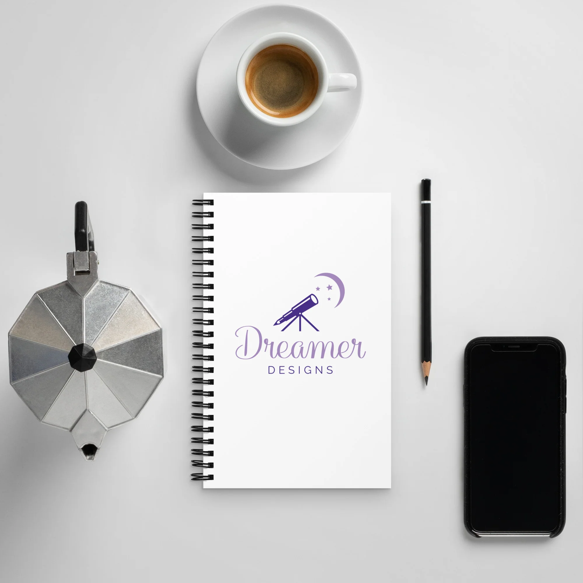 Dreamer Designs Spiral Notebook – A Place for Ideas & Dreams - Image 6