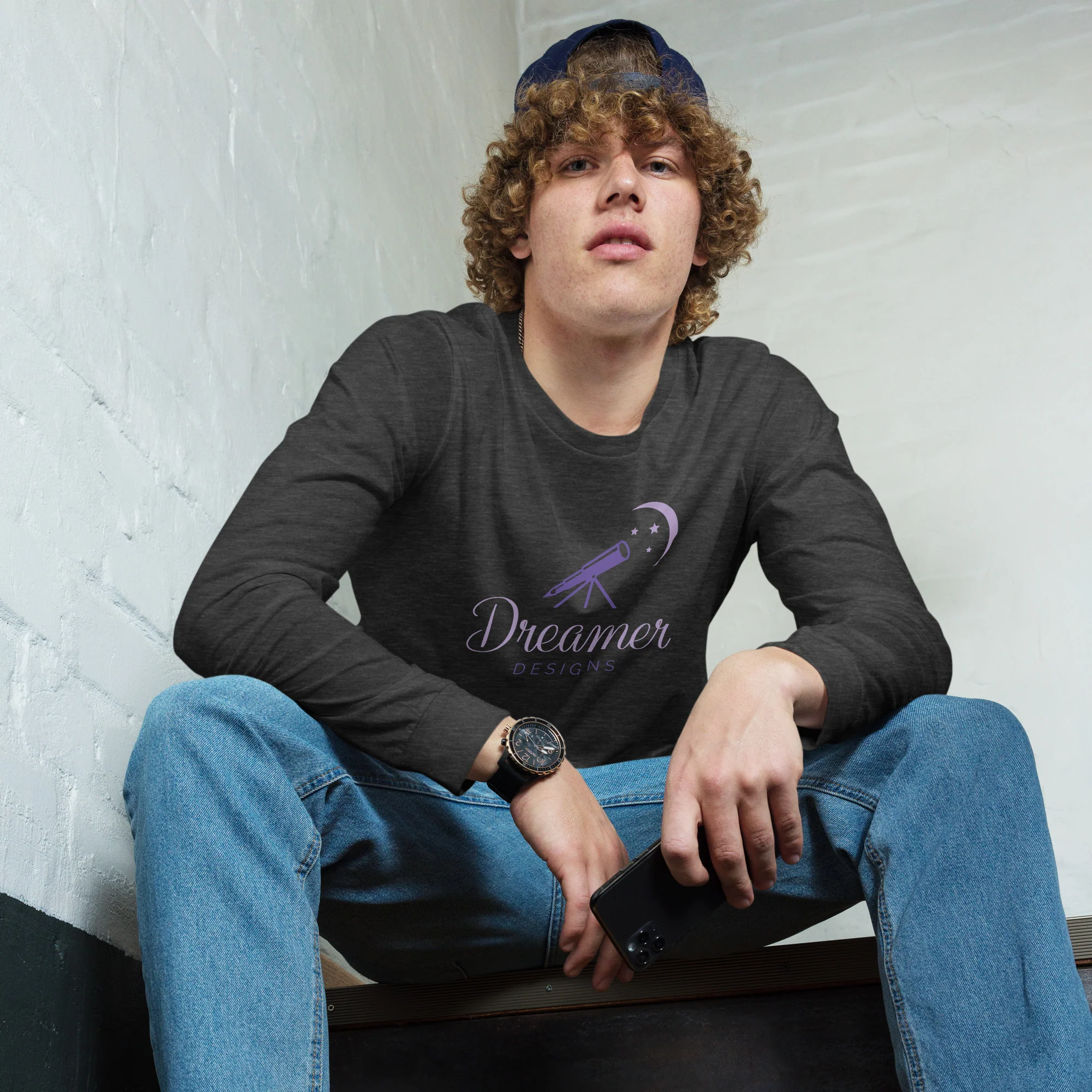 Dreamer Designs Unisex Long Sleeve Tee | Comfort for Everyday Dreamers - Image 11