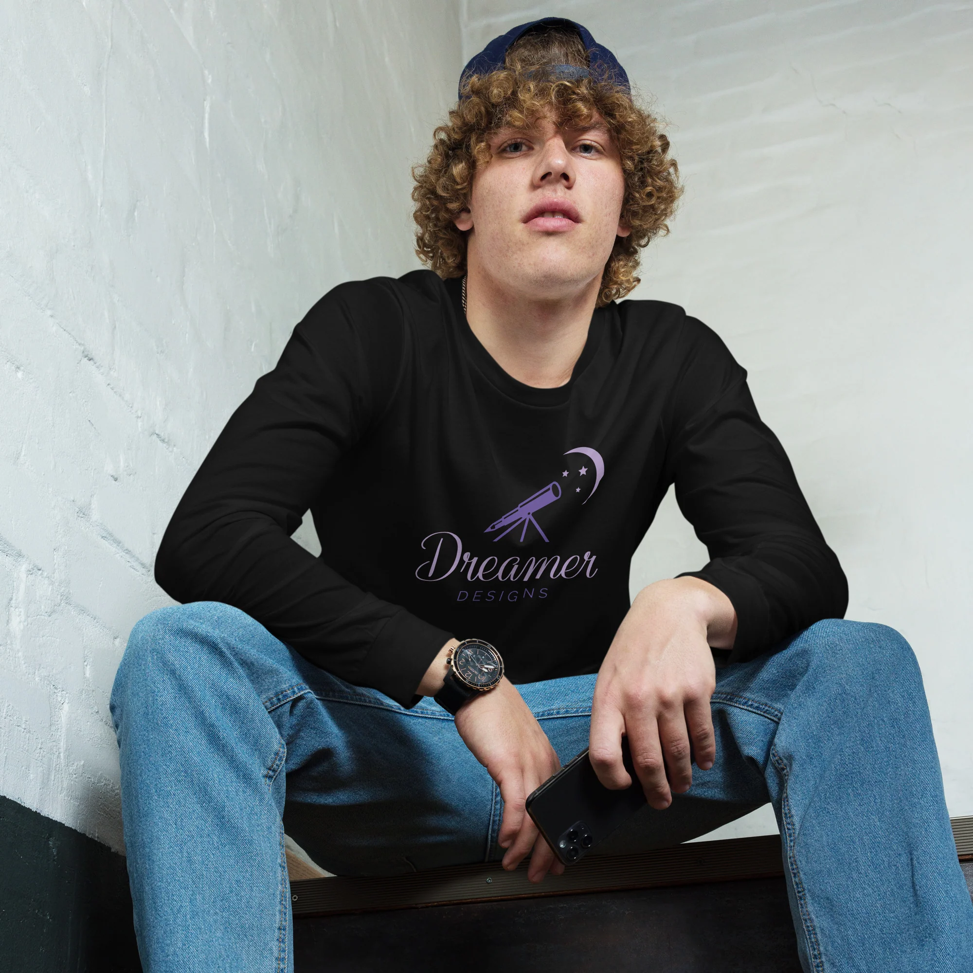 Dreamer Designs Unisex Long Sleeve Tee | Comfort for Everyday Dreamers - Image 4