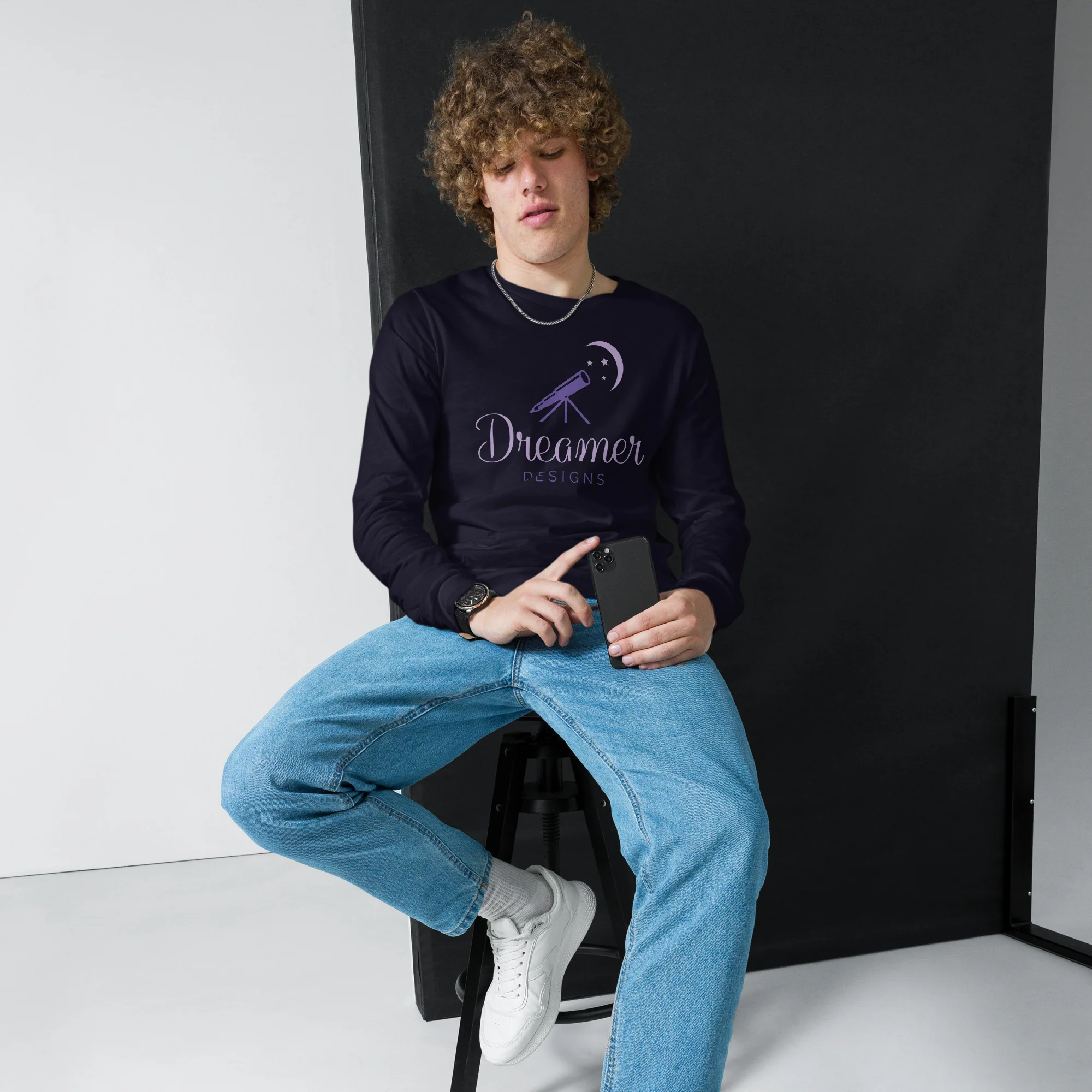 Dreamer Designs Unisex Long Sleeve Tee | Comfort for Everyday Dreamers - Image 6