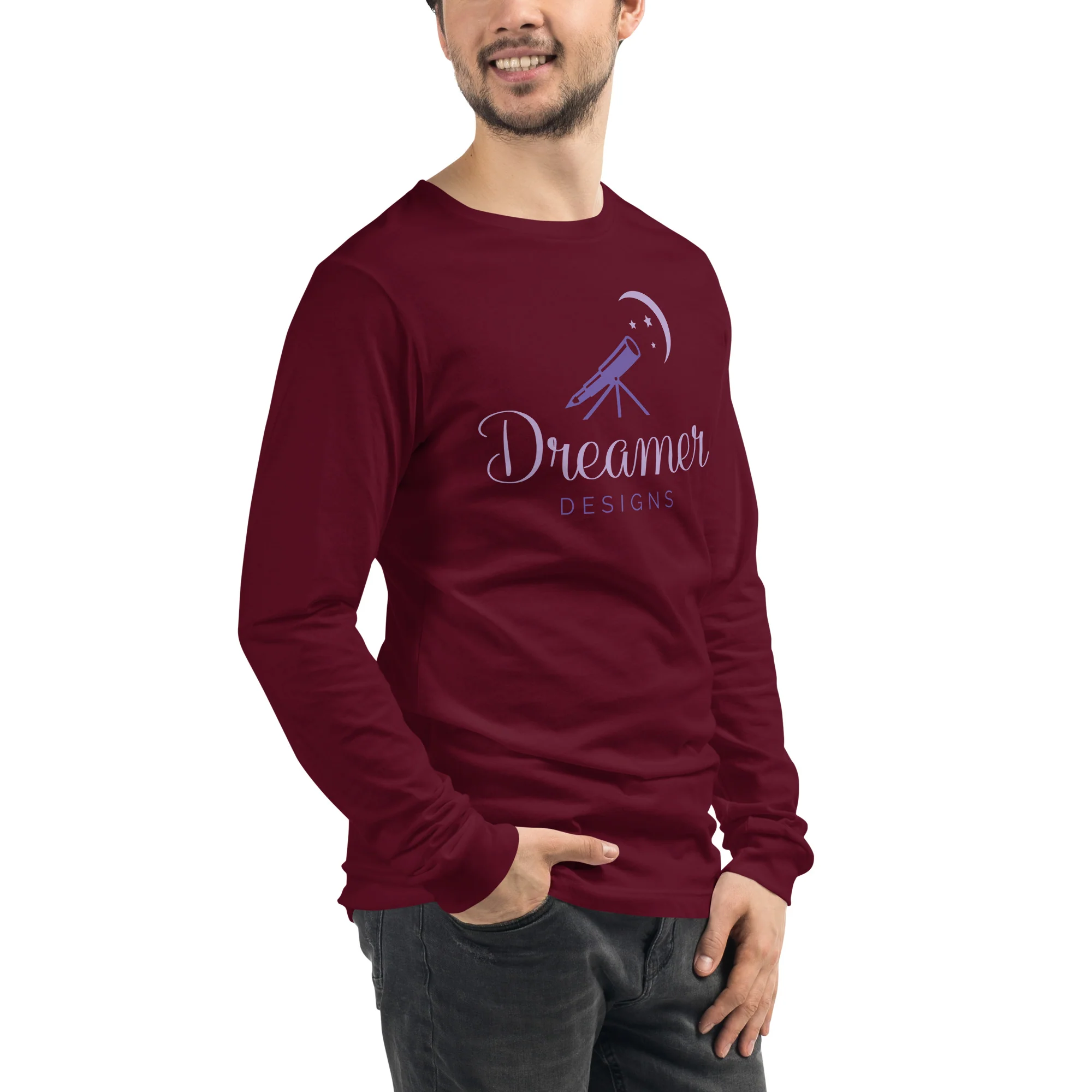 Dreamer Designs Unisex Long Sleeve Tee | Comfort for Everyday Dreamers - Image 9
