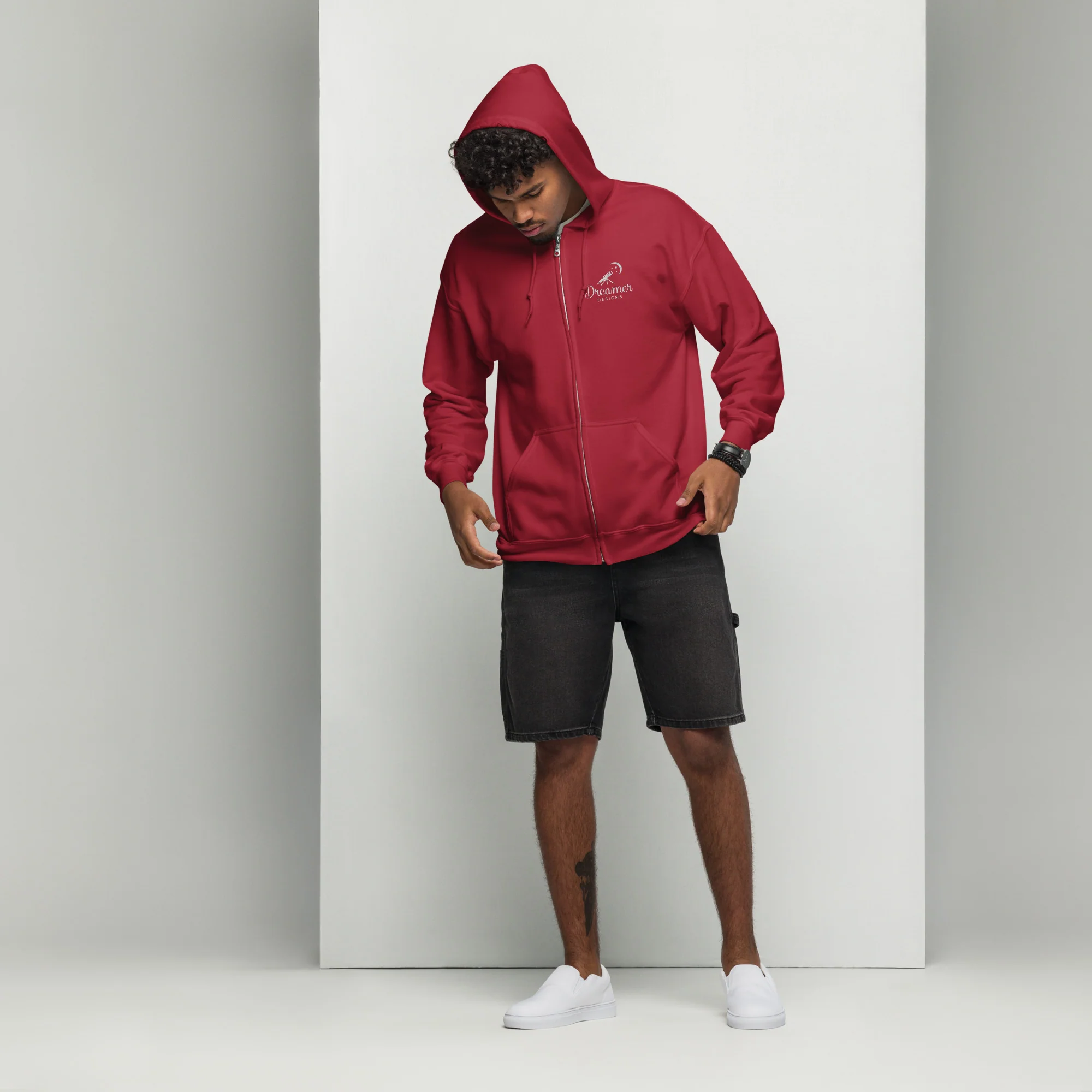 Dreamer Designs Unisex Zip Hoodie | Comfort for Creators & Quiet Dreamers - Image 12