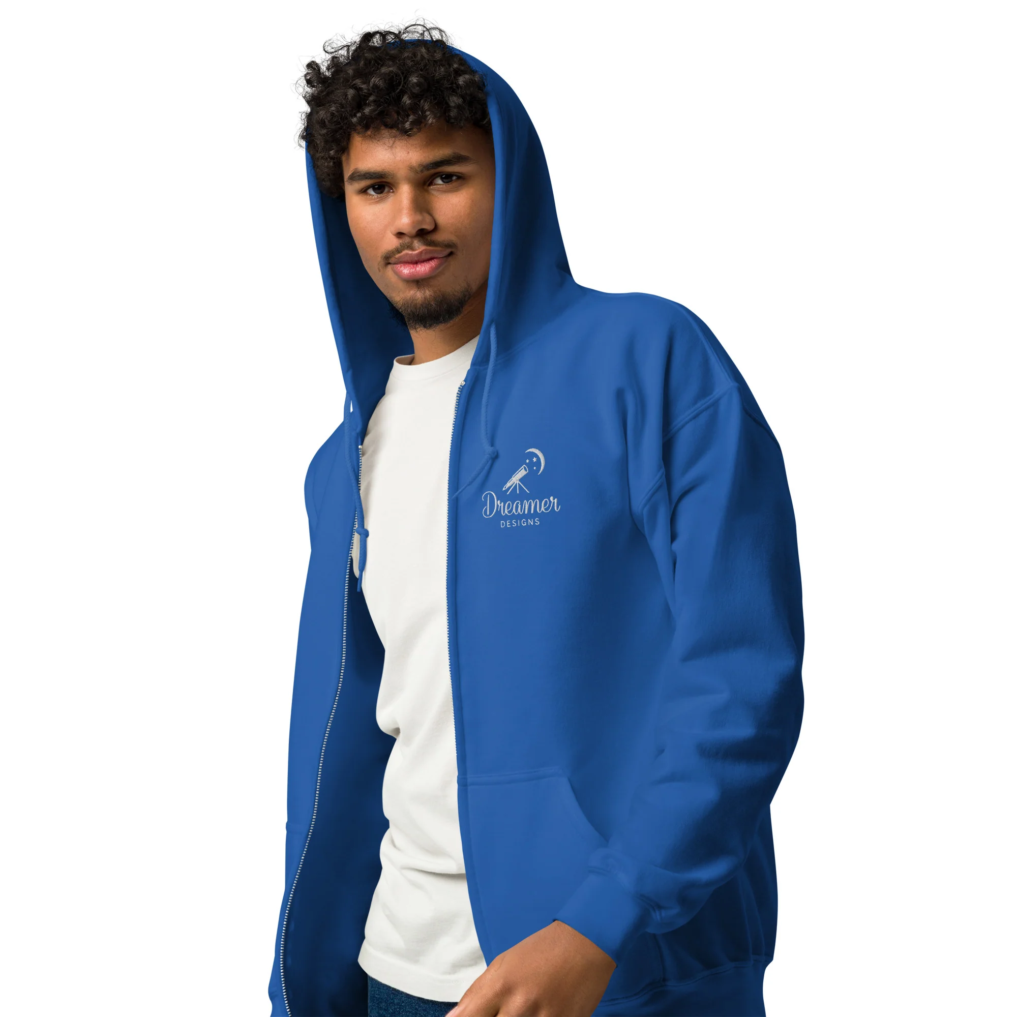 Dreamer Designs Unisex Zip Hoodie | Comfort for Creators & Quiet Dreamers - Image 16