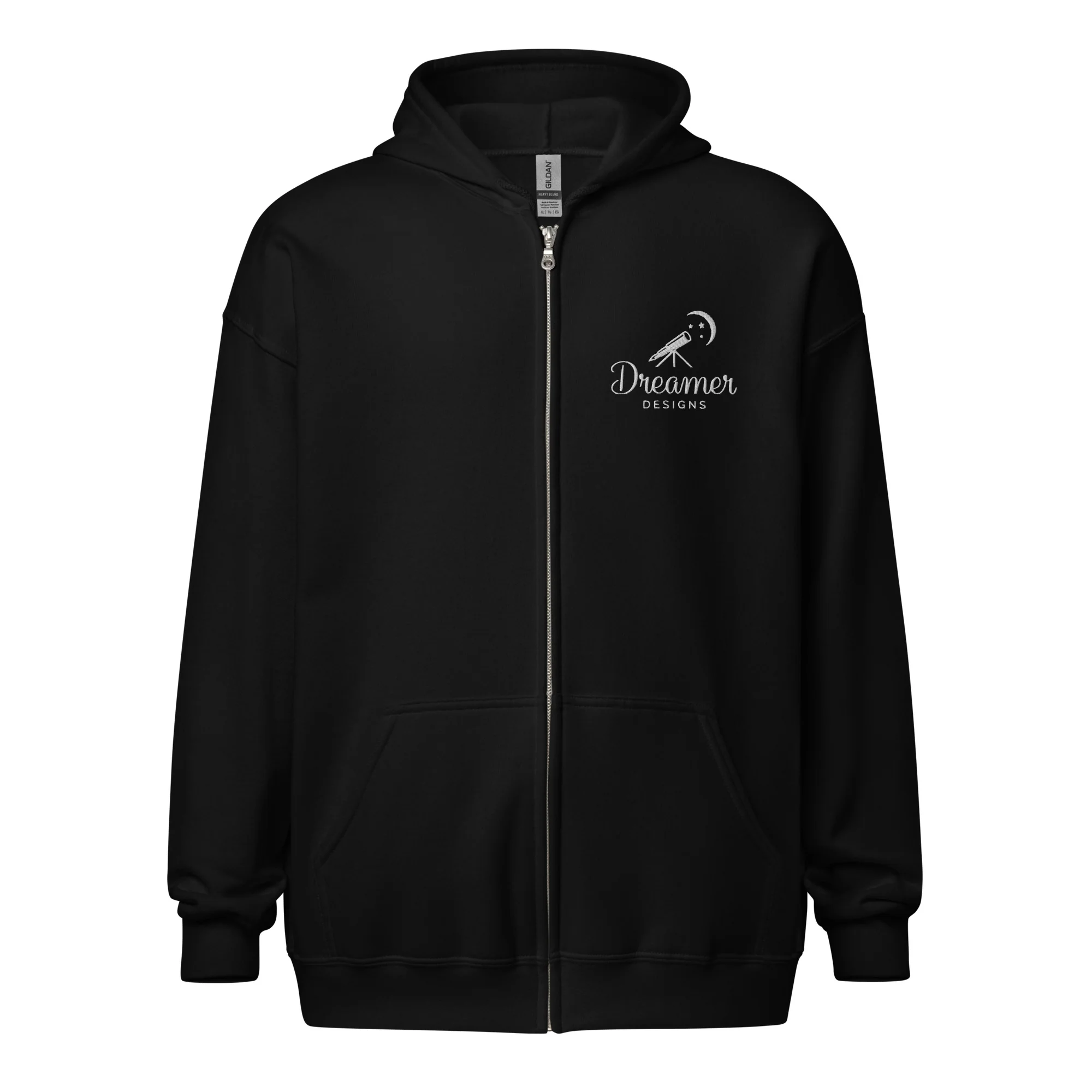 Dreamer Designs Unisex Zip Hoodie | Comfort for Creators & Quiet Dreamers - Image 21