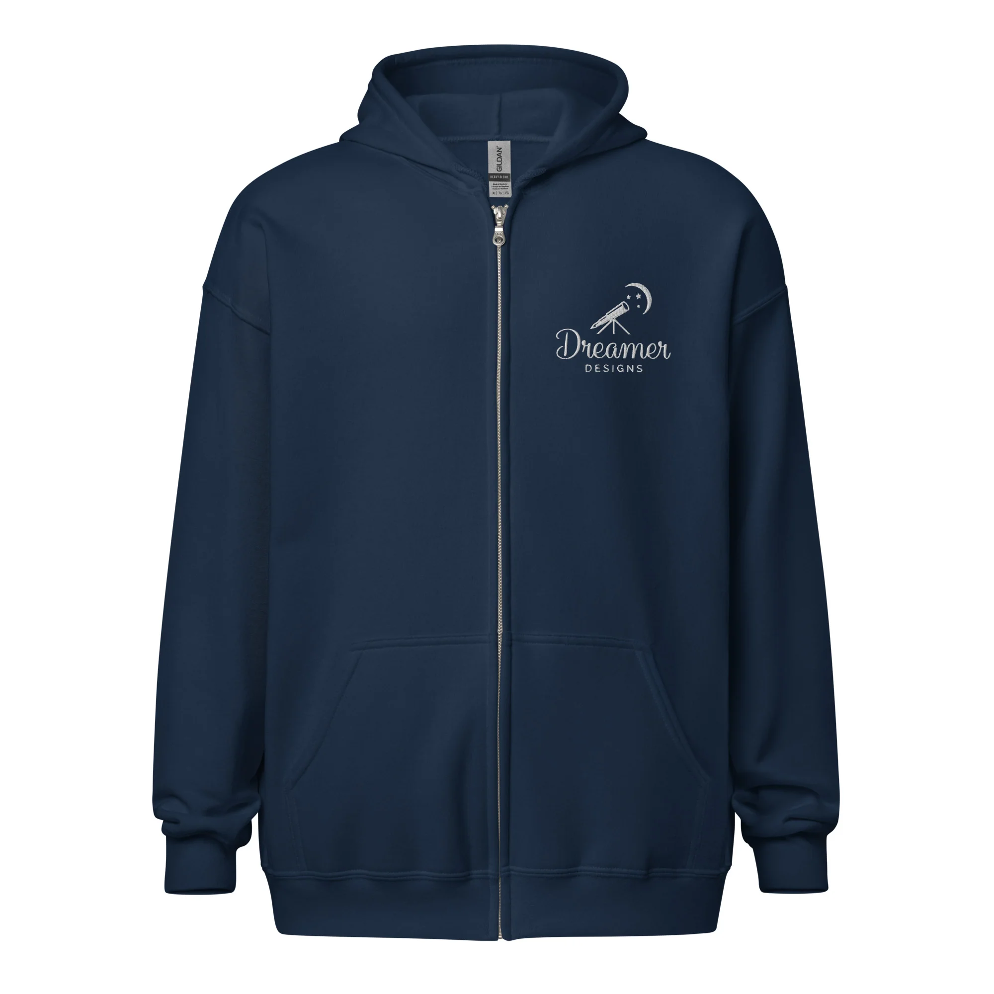 Dreamer Designs Unisex Zip Hoodie | Comfort for Creators & Quiet Dreamers - Image 22