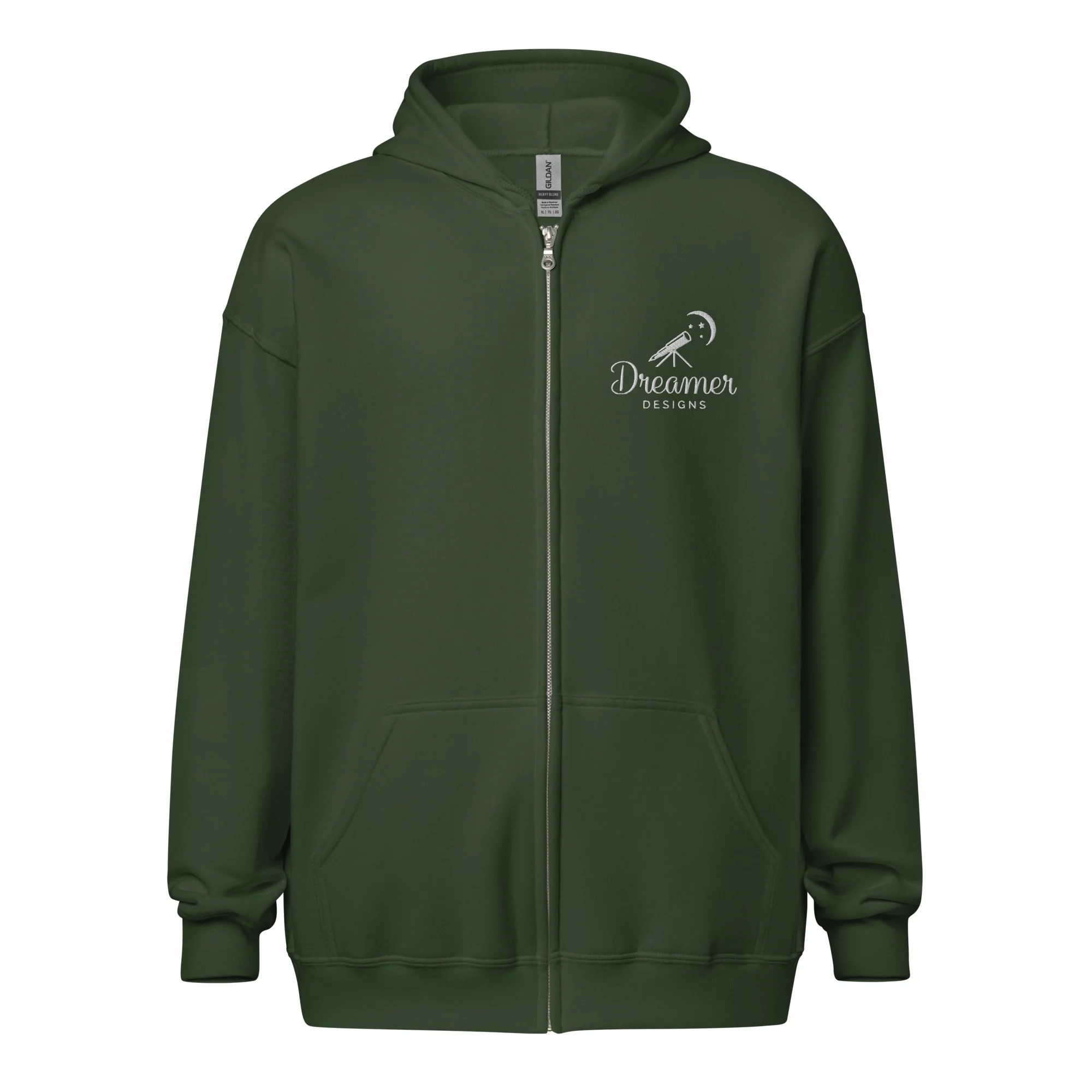 Dreamer Designs Unisex Zip Hoodie | Comfort for Creators & Quiet Dreamers - Image 23