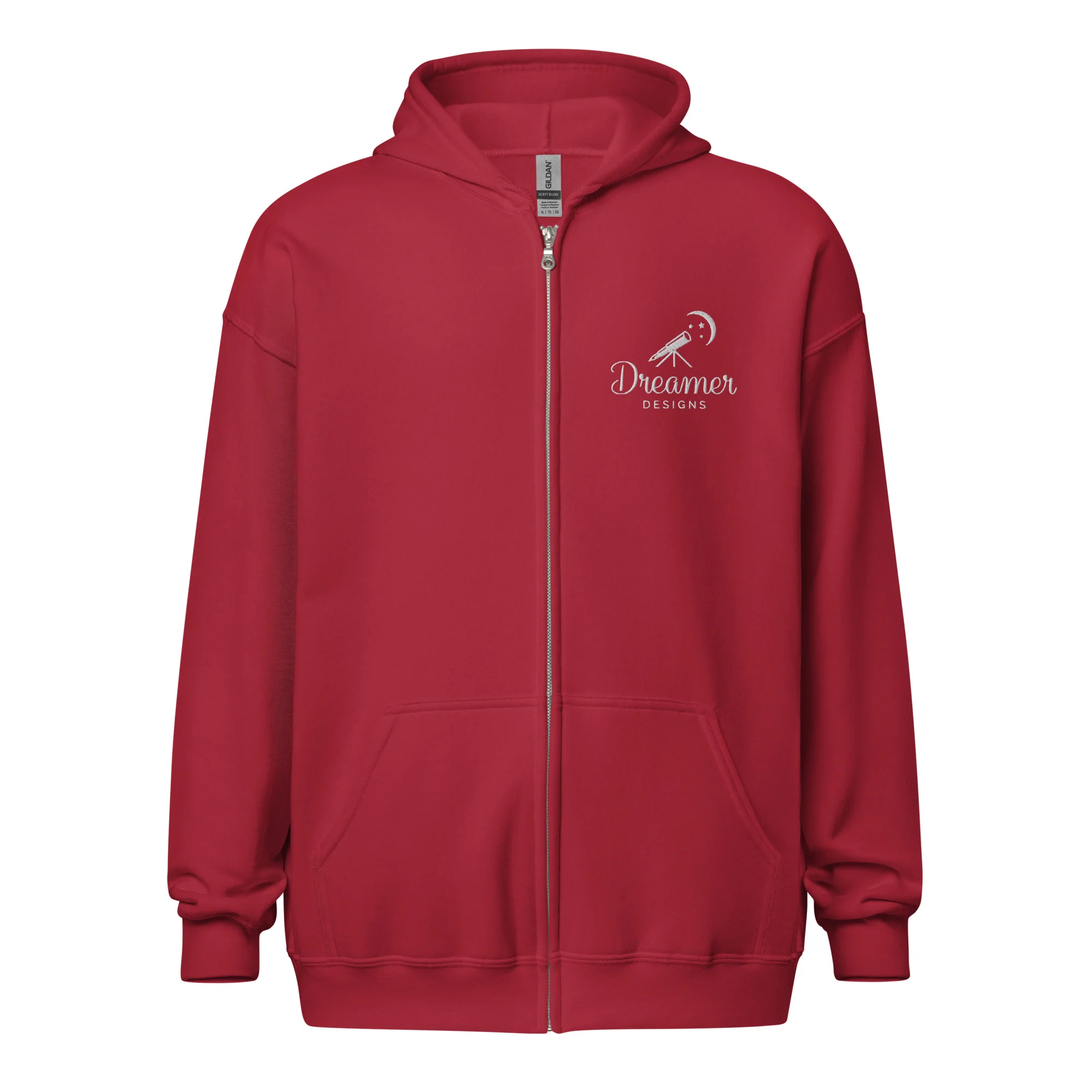 Dreamer Designs Unisex Zip Hoodie | Comfort for Creators & Quiet Dreamers - Image 25