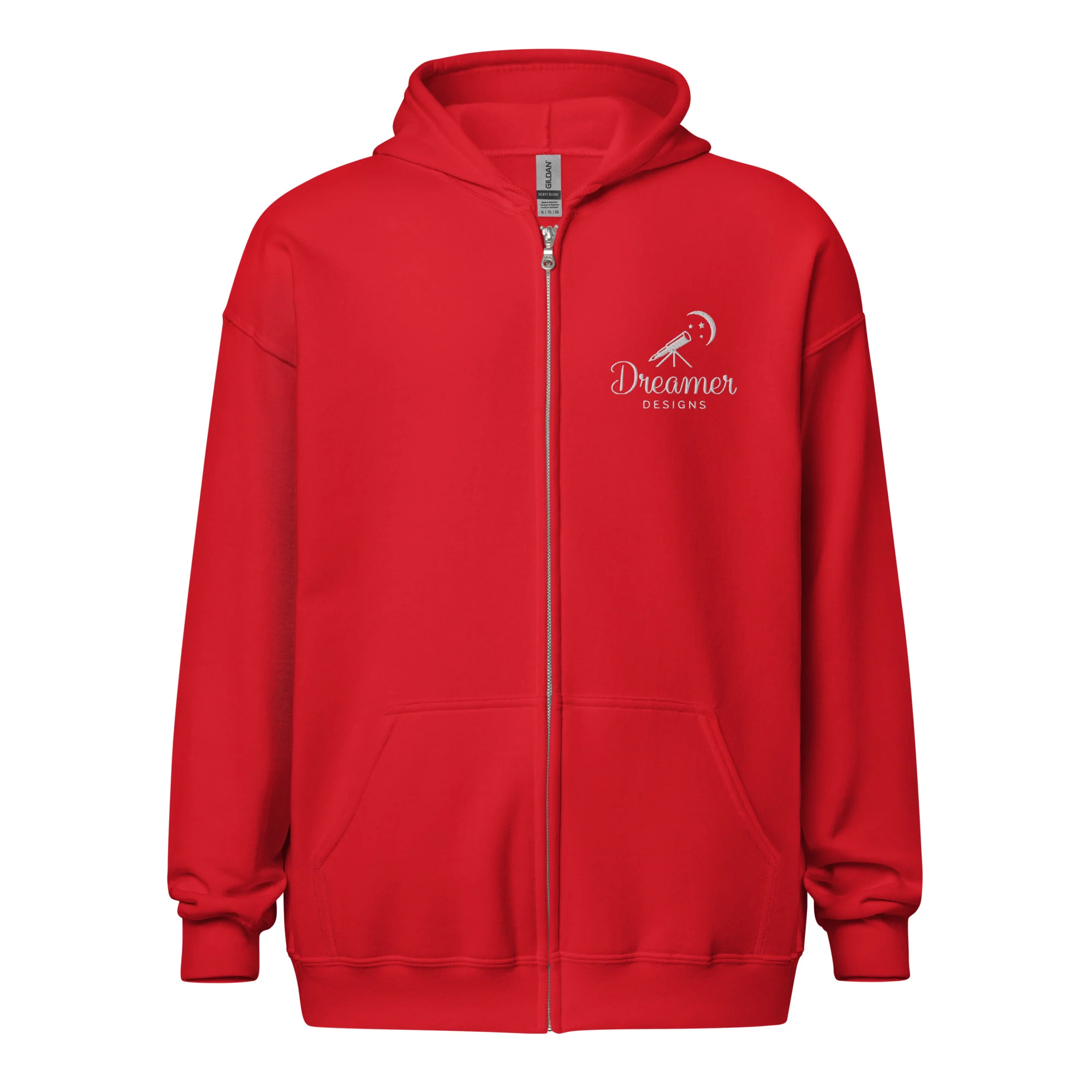 Dreamer Designs Unisex Zip Hoodie | Comfort for Creators & Quiet Dreamers - Image 26