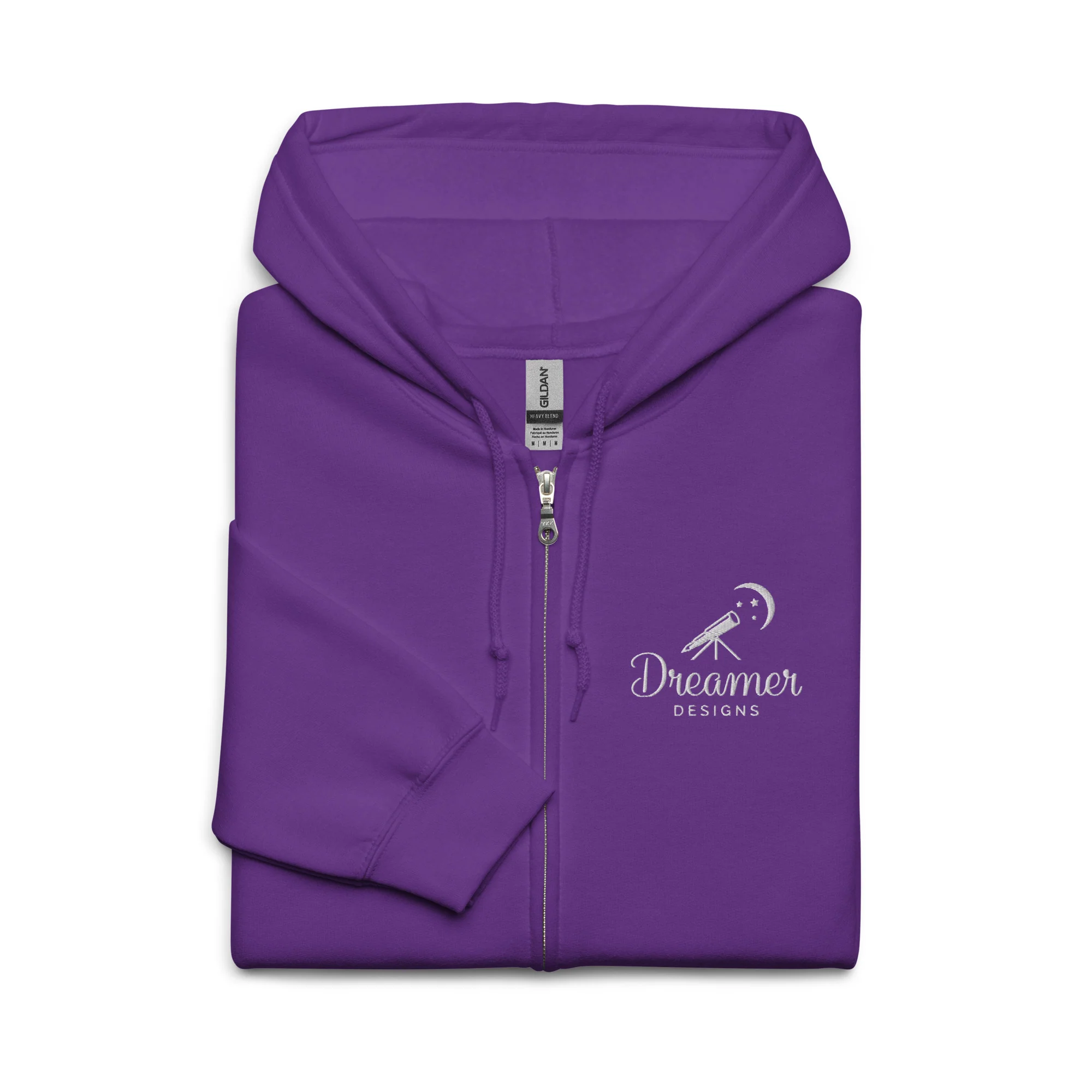 Dreamer Designs Unisex Zip Hoodie | Comfort for Creators & Quiet Dreamers - Image 4