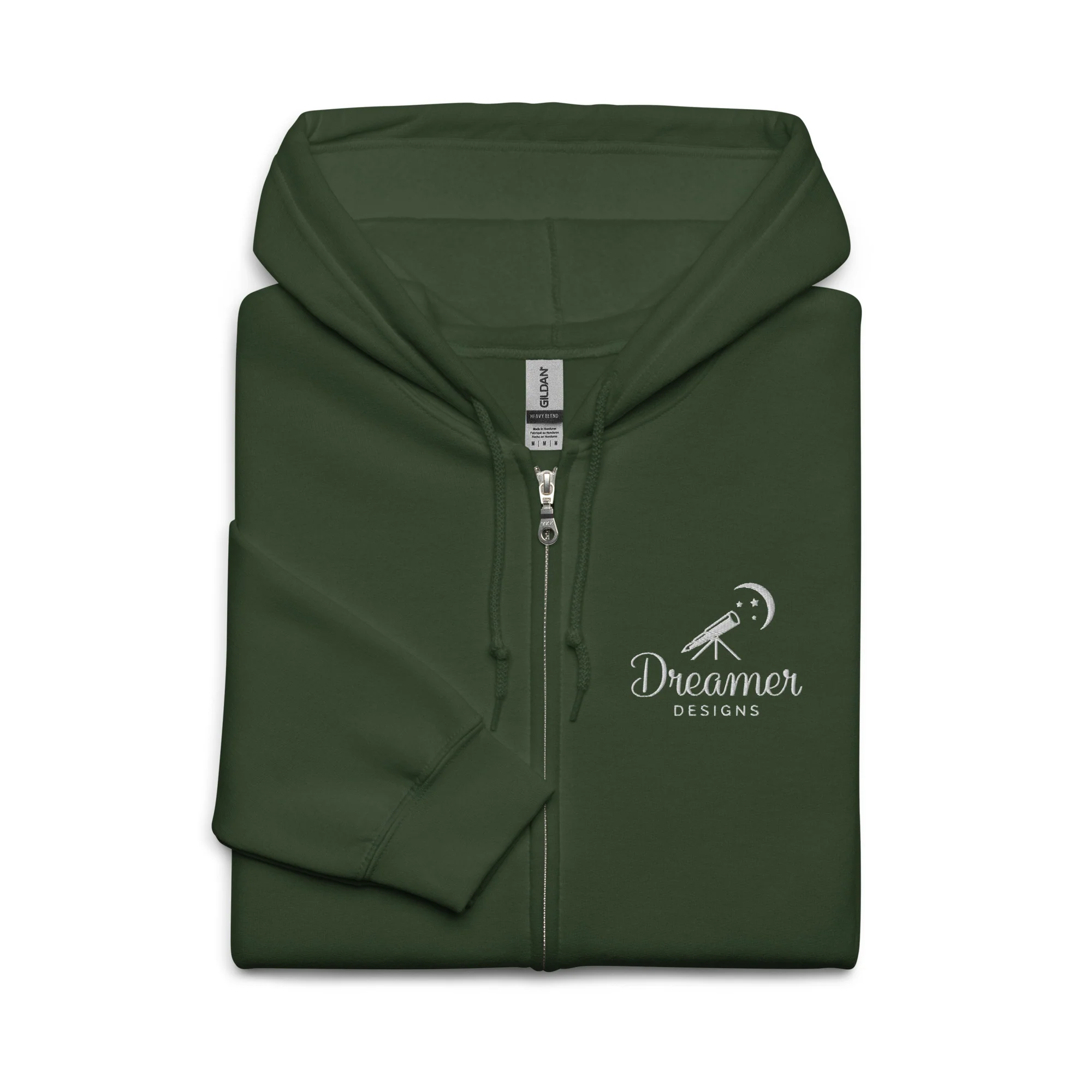 Dreamer Designs Unisex Zip Hoodie | Comfort for Creators & Quiet Dreamers - Image 9