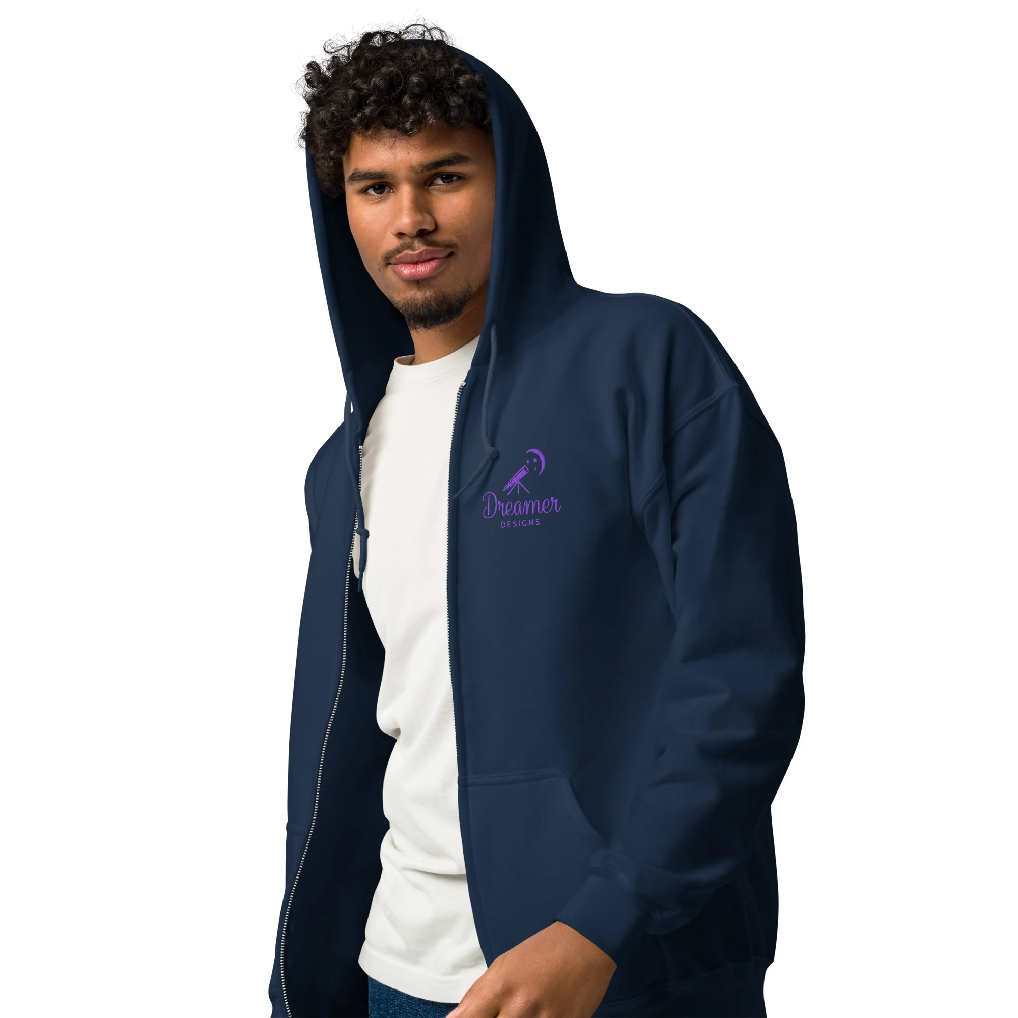 Dreamer Designs Zip Hoodie – Comfort You Can Create In - Image 6