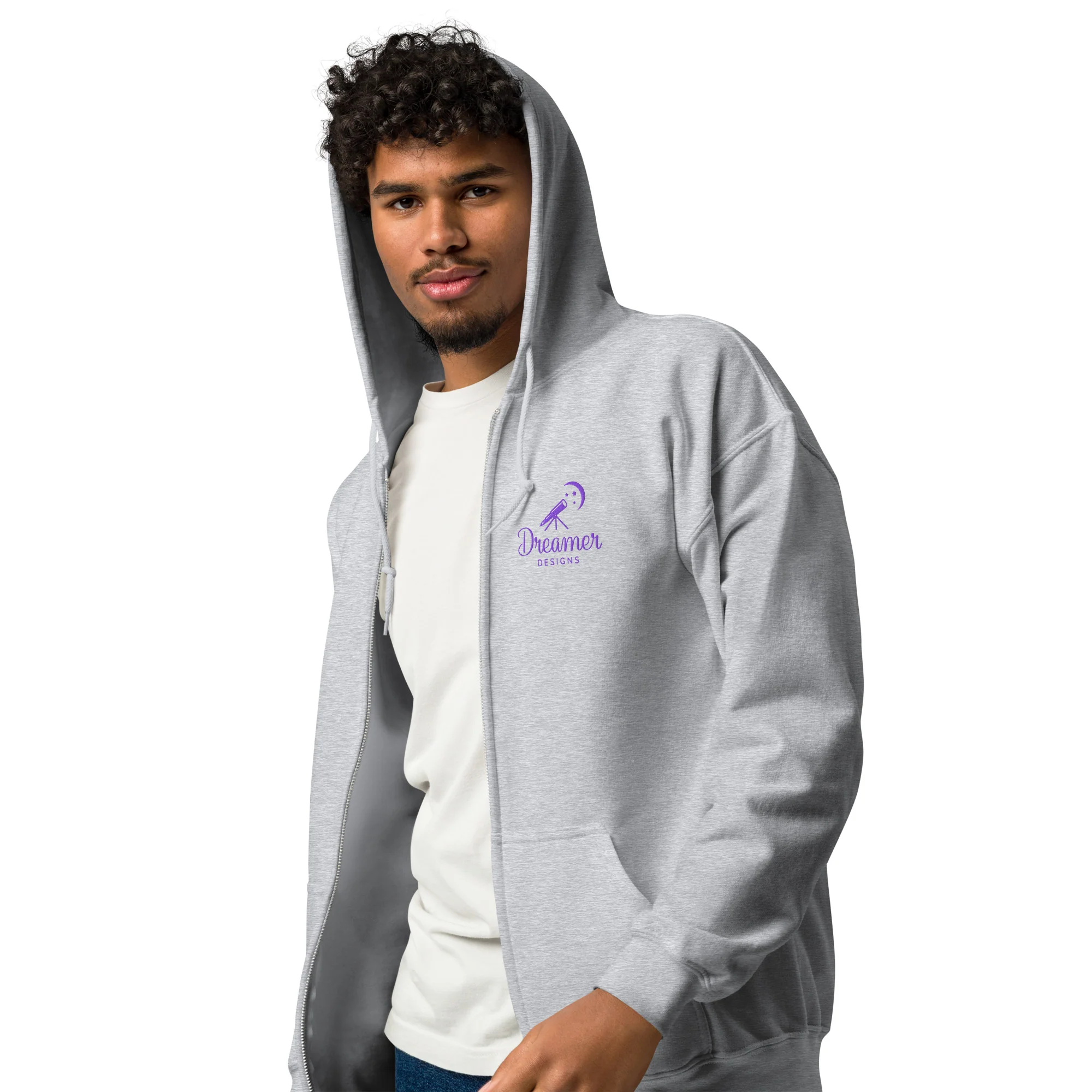 Dreamer Designs Zip Hoodie – Comfort You Can Create In - Image 8