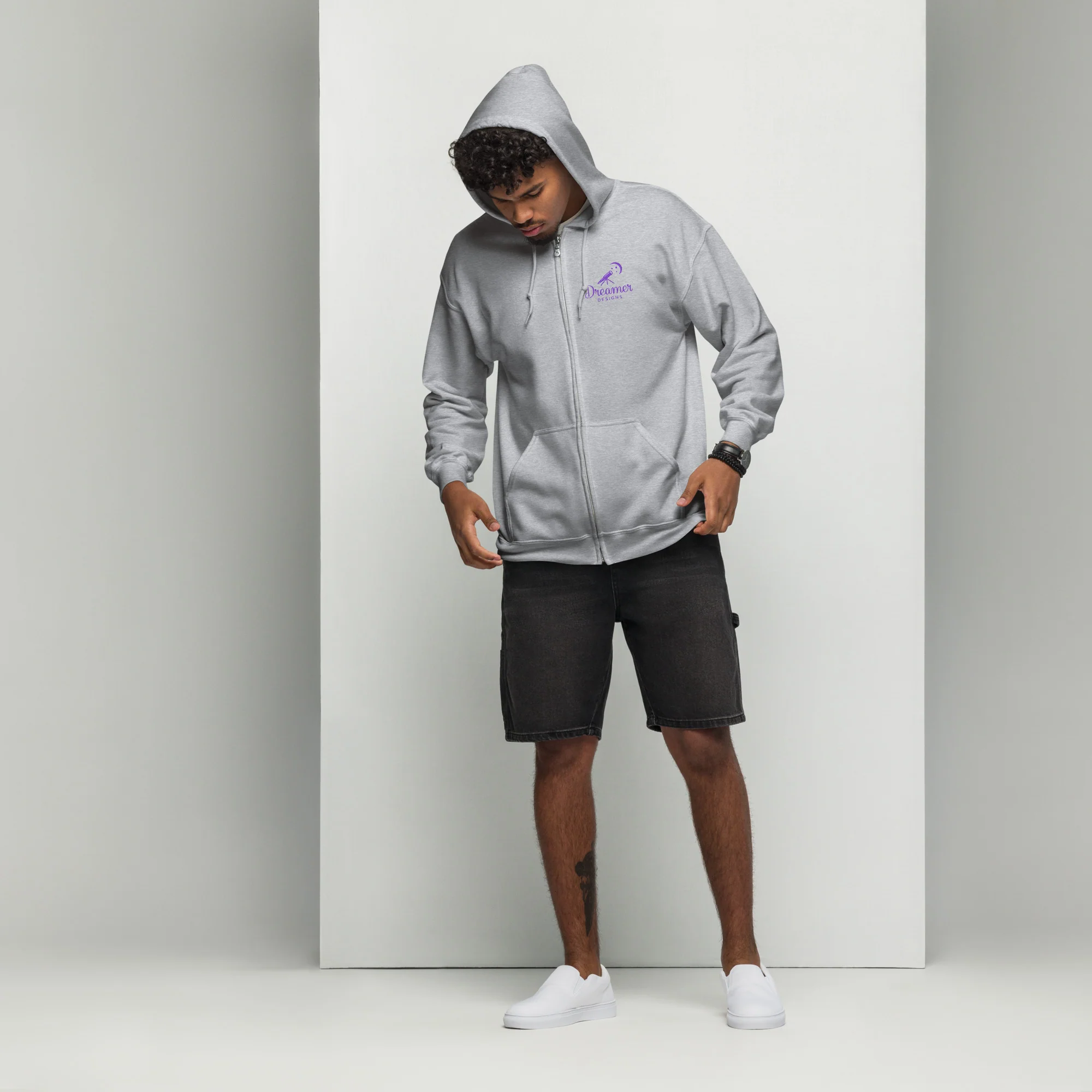 Dreamer Designs Zip Hoodie – Comfort You Can Create In - Image 9