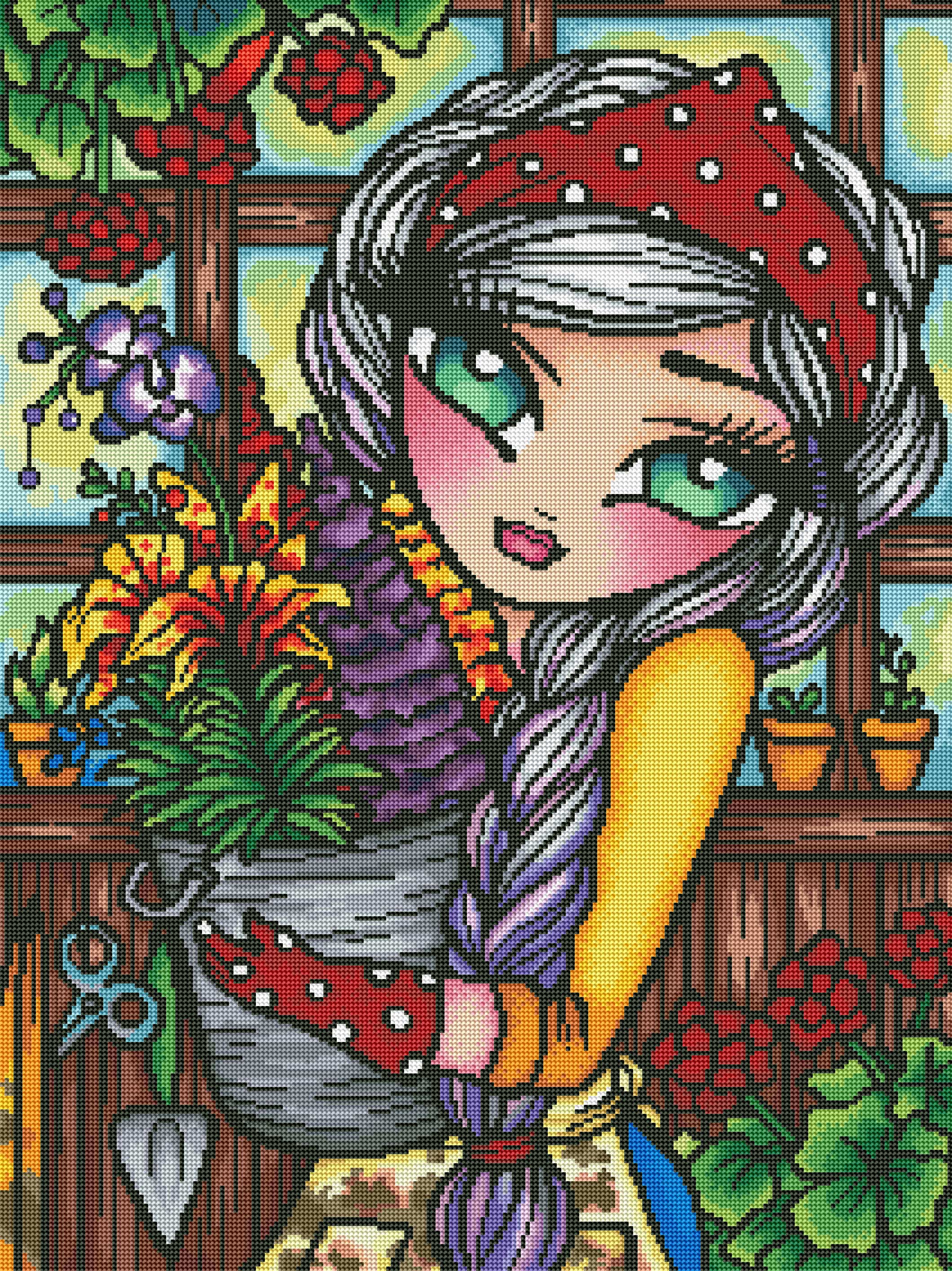 Flower Market Girl - Image 2