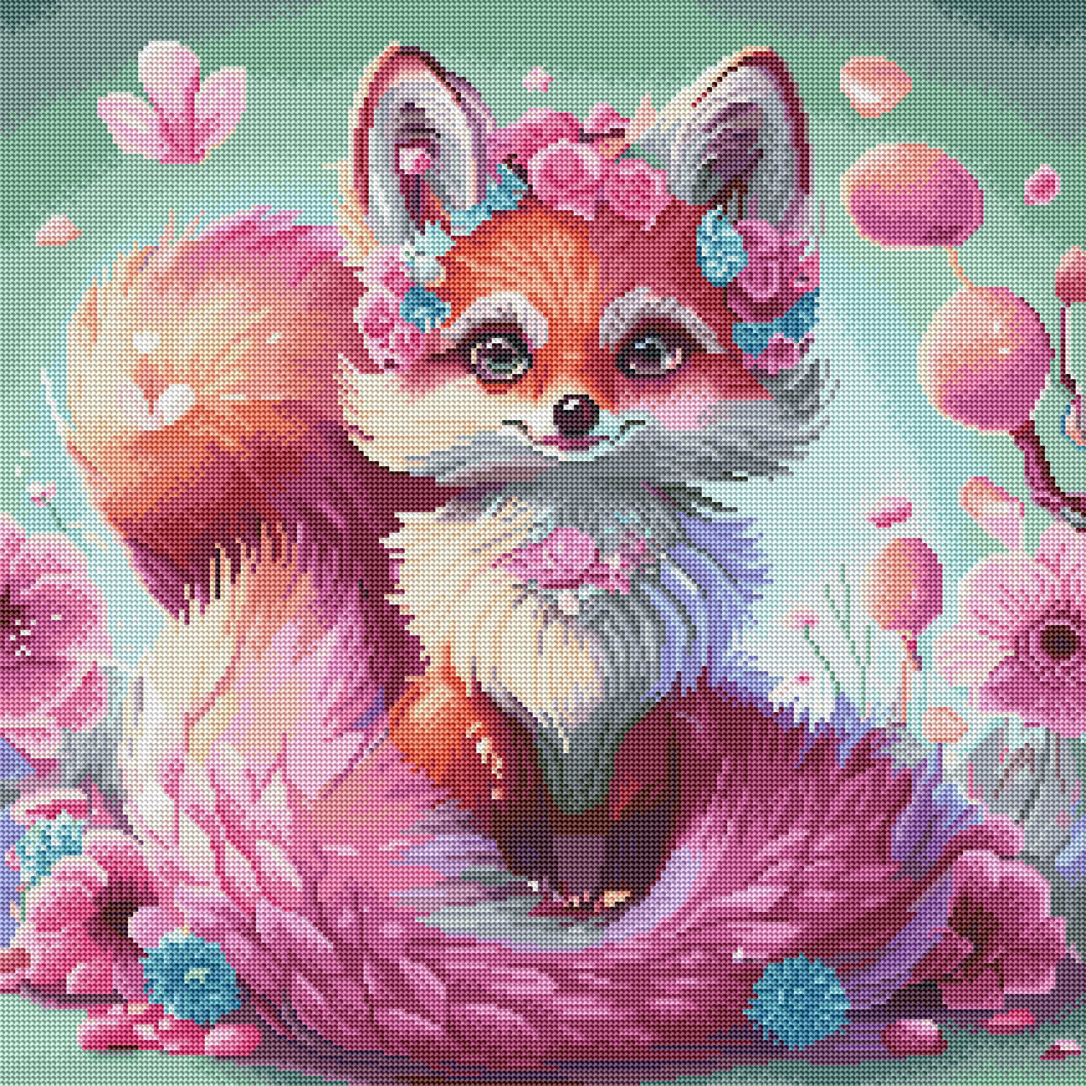 Fox and Flowers - Image 2