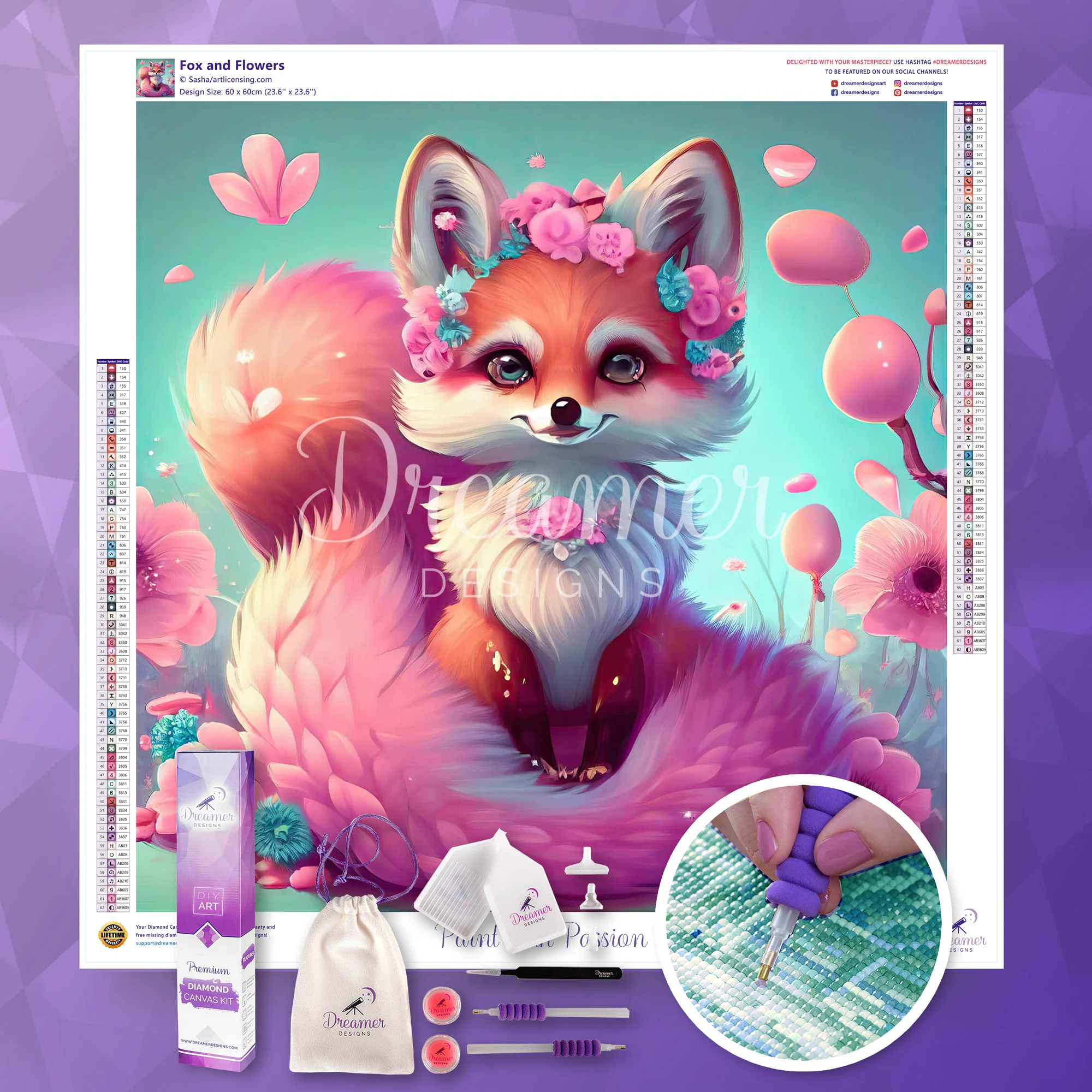 Fox and Flowers - Image 3