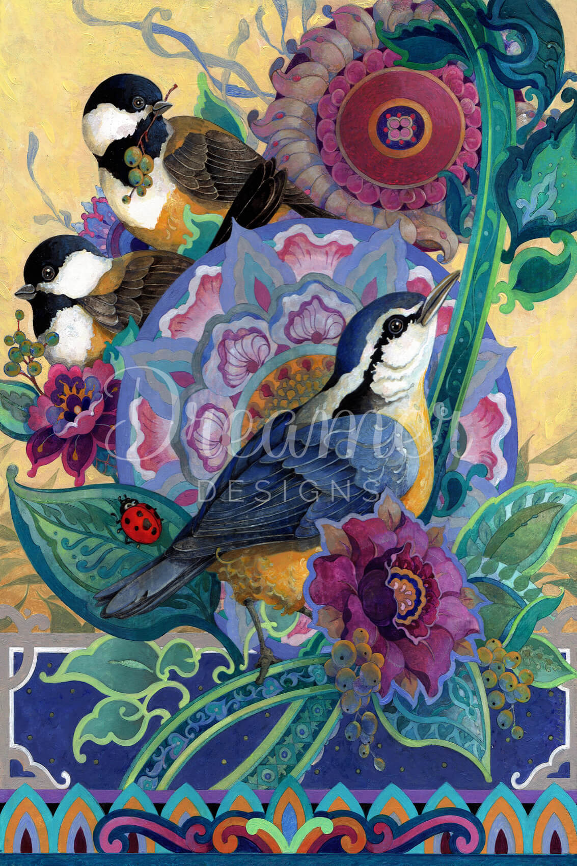 Garden Bird Trio