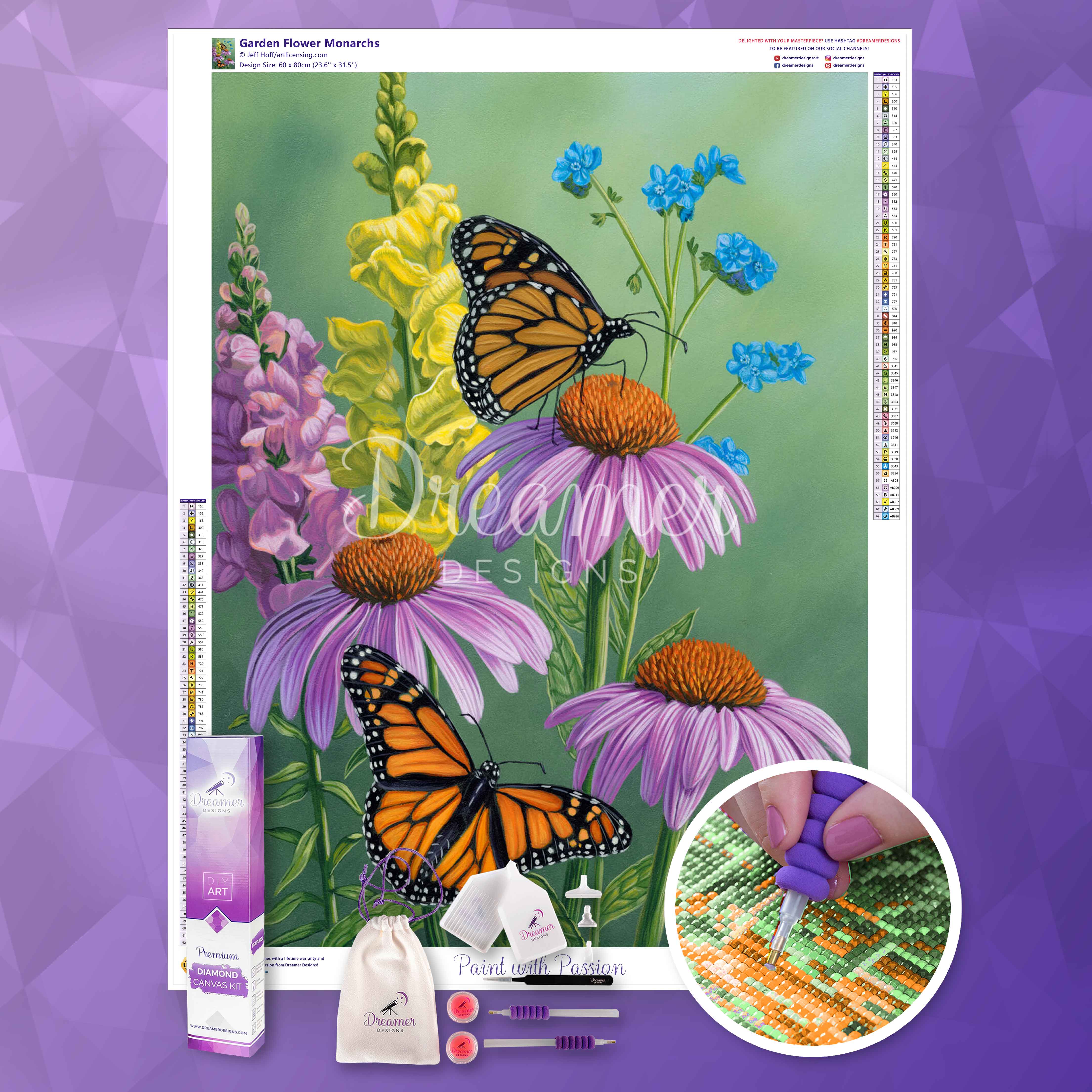 Garden Flower Monarchs - Image 3