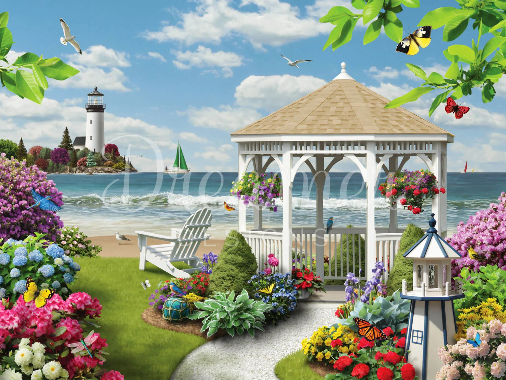 Gazebo By The Sea