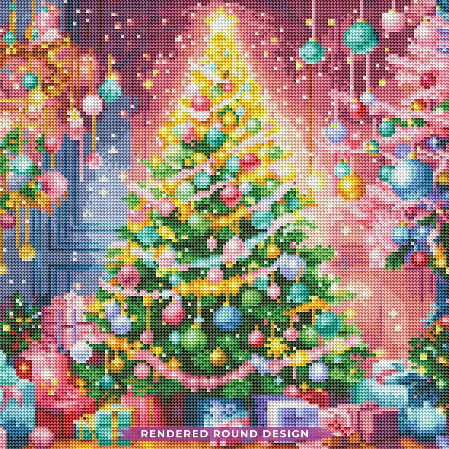 Glittering Pink Tree - Image 3