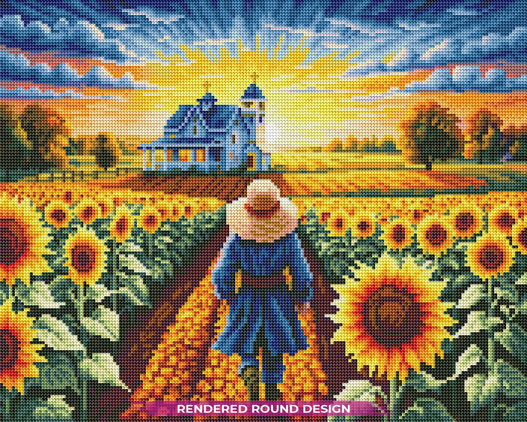 Golden Sunflower Morning - Image 3