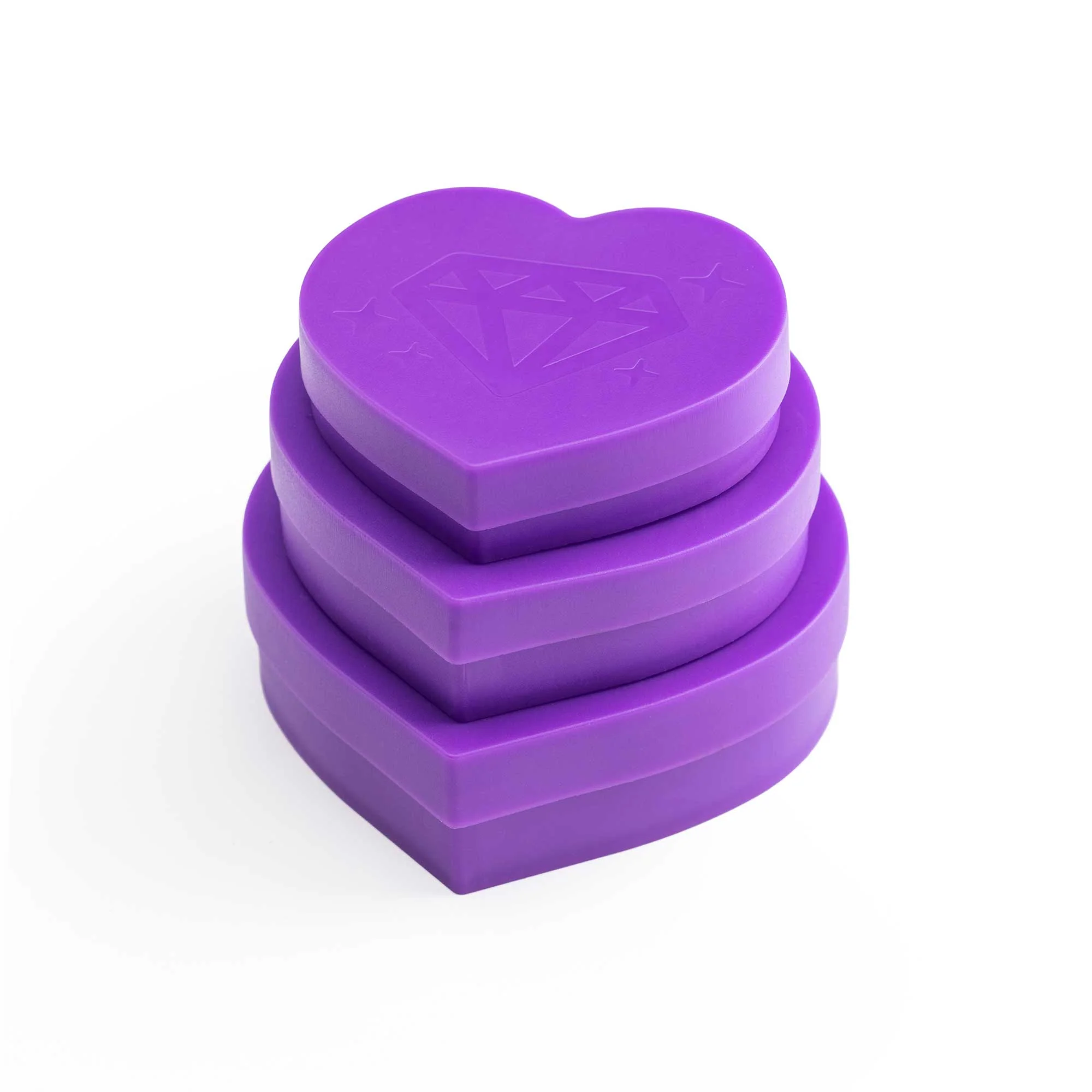 Heart Diamond Tray Set (3 Sizes) - Image 3