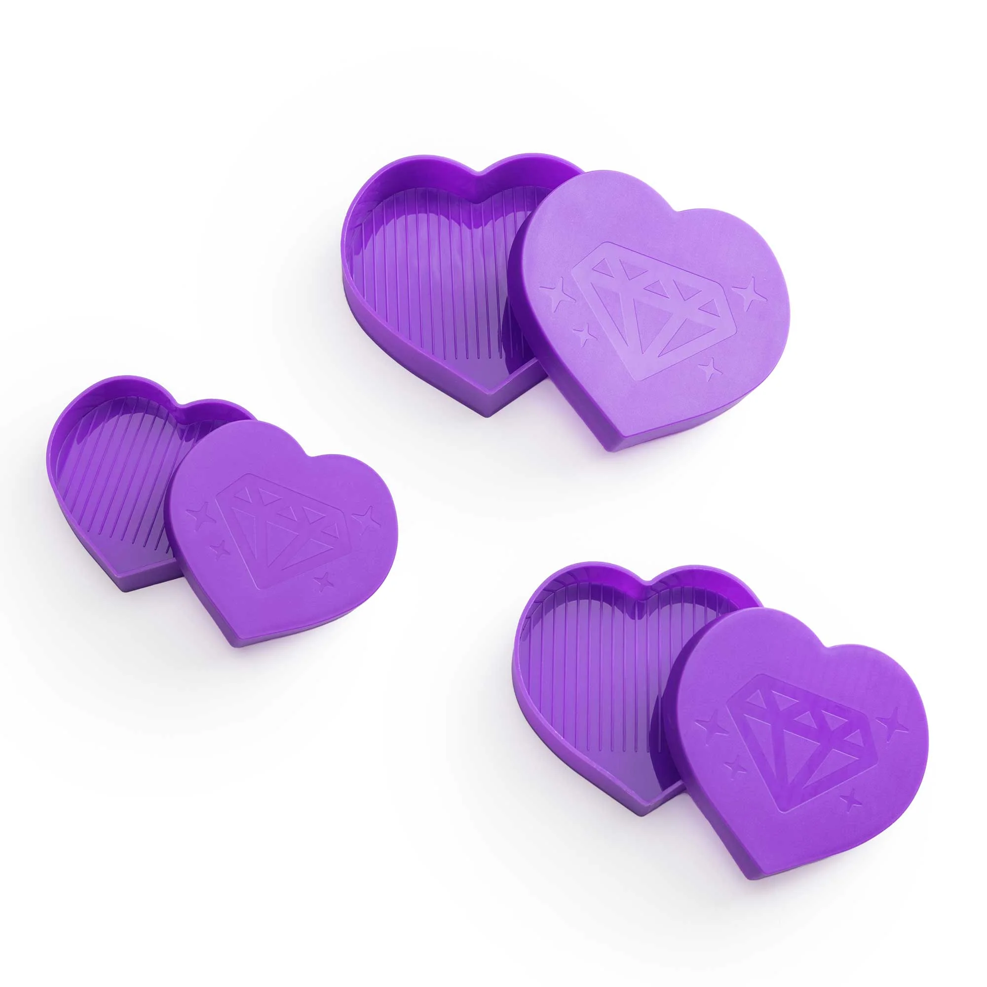 Heart Diamond Tray Set (3 Sizes) - Image 4