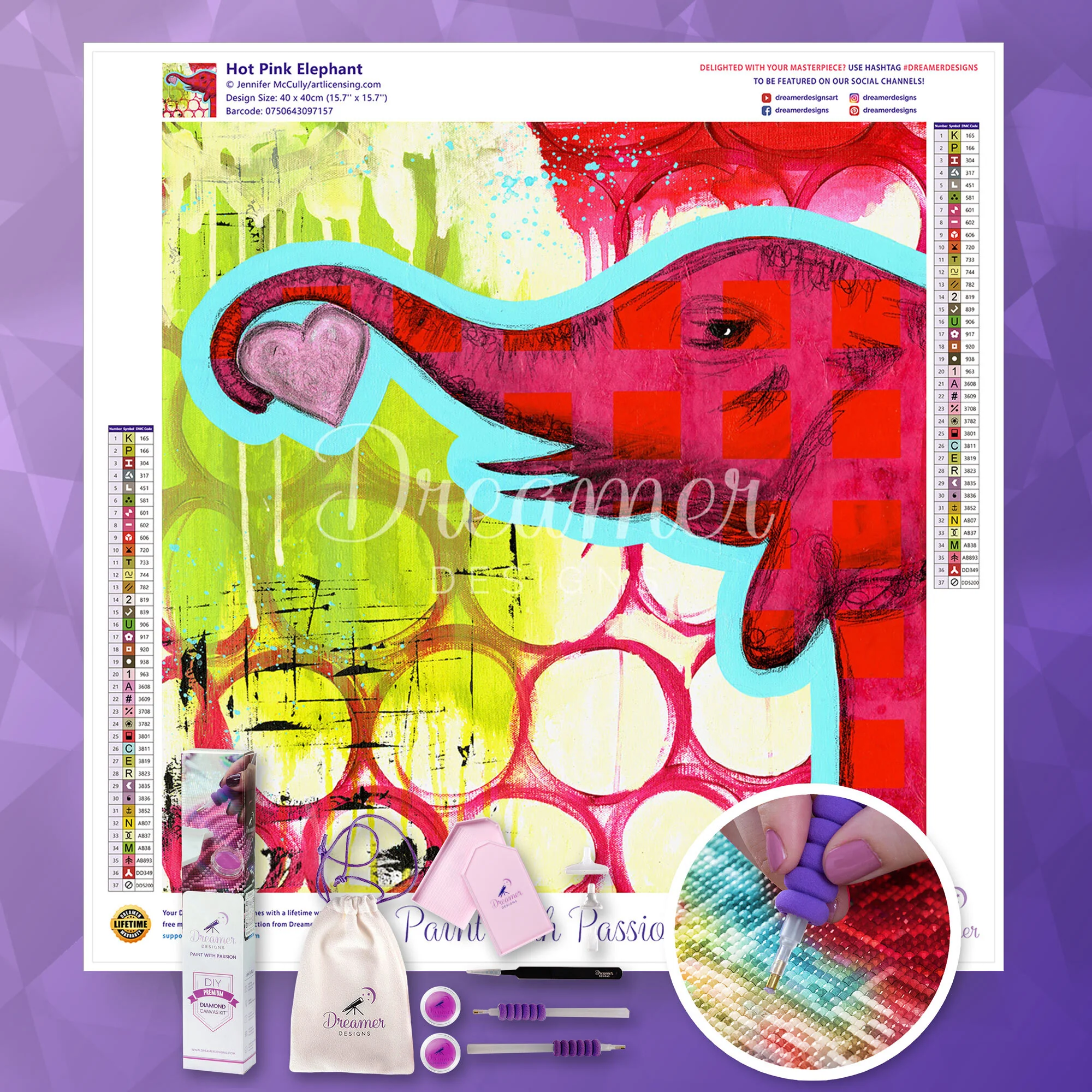 Hot Pink Elephant - Image 4